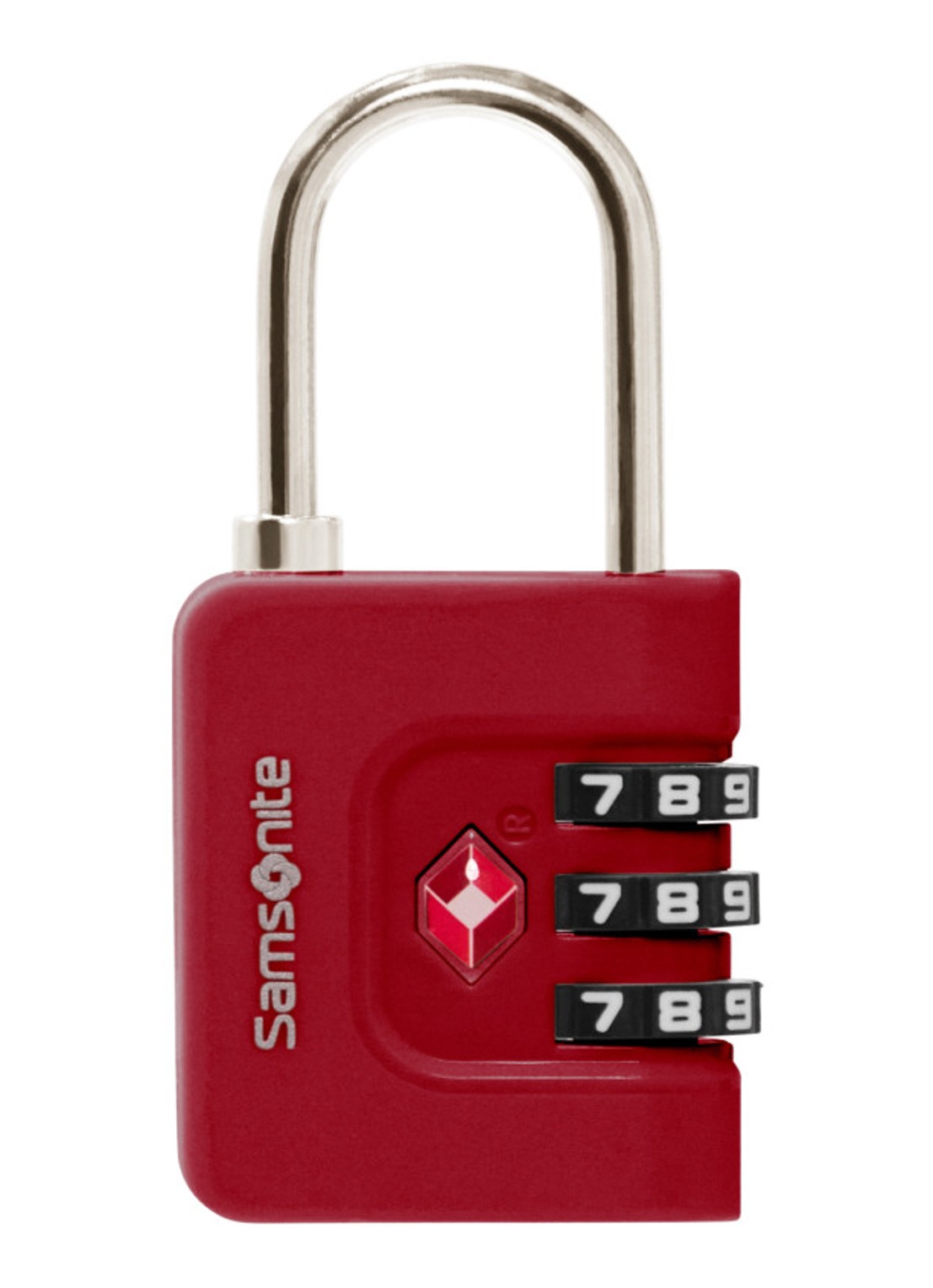 Samsonite TA Revolution TSA cijferslot - voorkant 2 rood