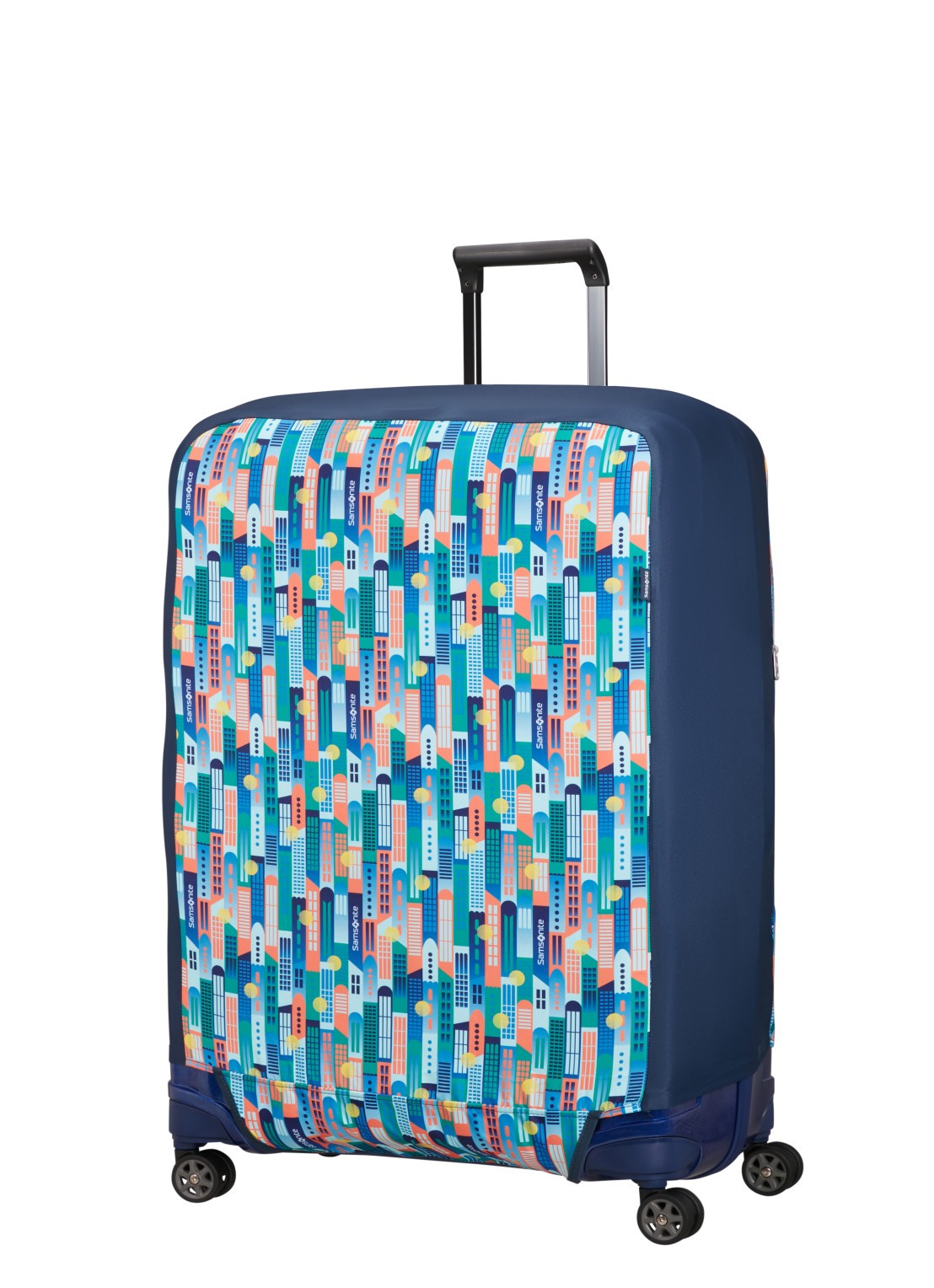 Samsonite TA Revolution XL kofferhoes - voorkant 3 blauw