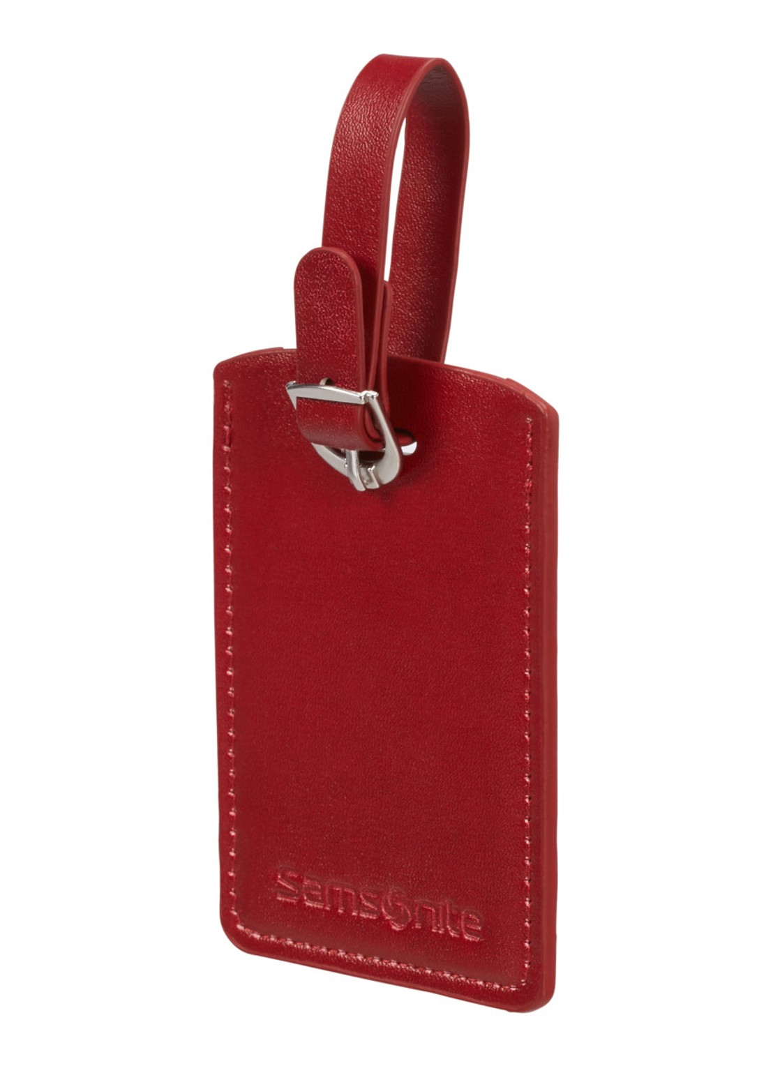 Samsonite Travel Accessories bagagelable set van 2 - voorkant 2 steenrood