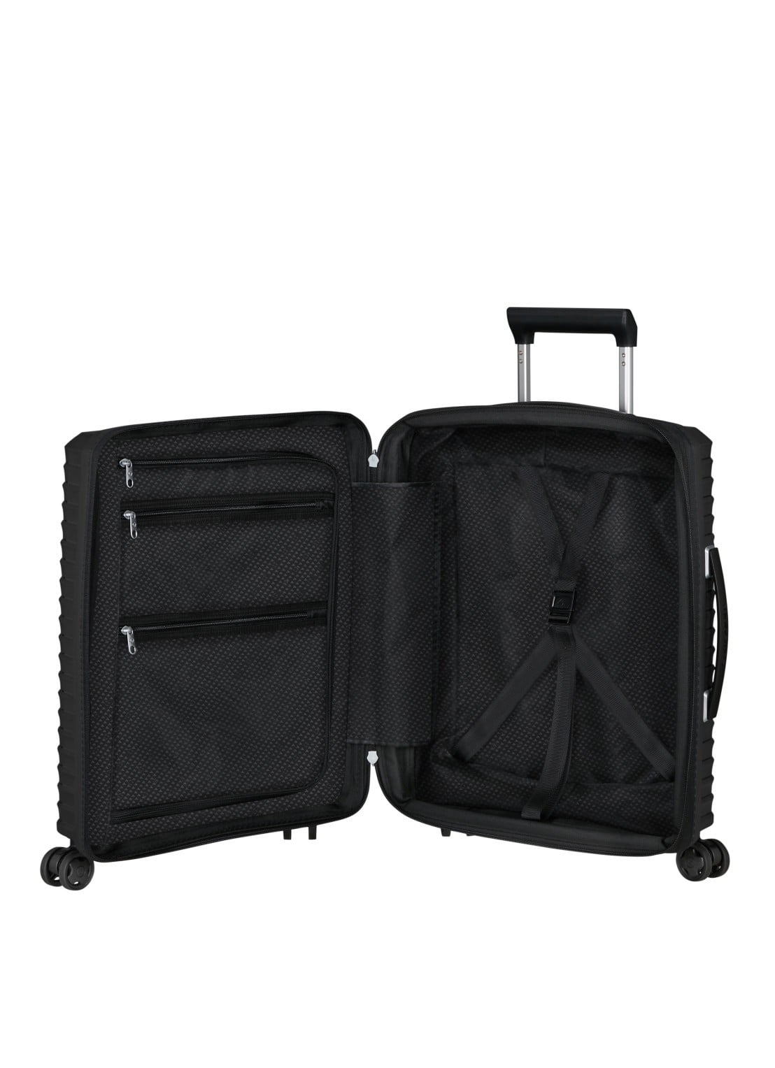 Samsonite Upscape spinner 55 cm - detail 4 zwart
