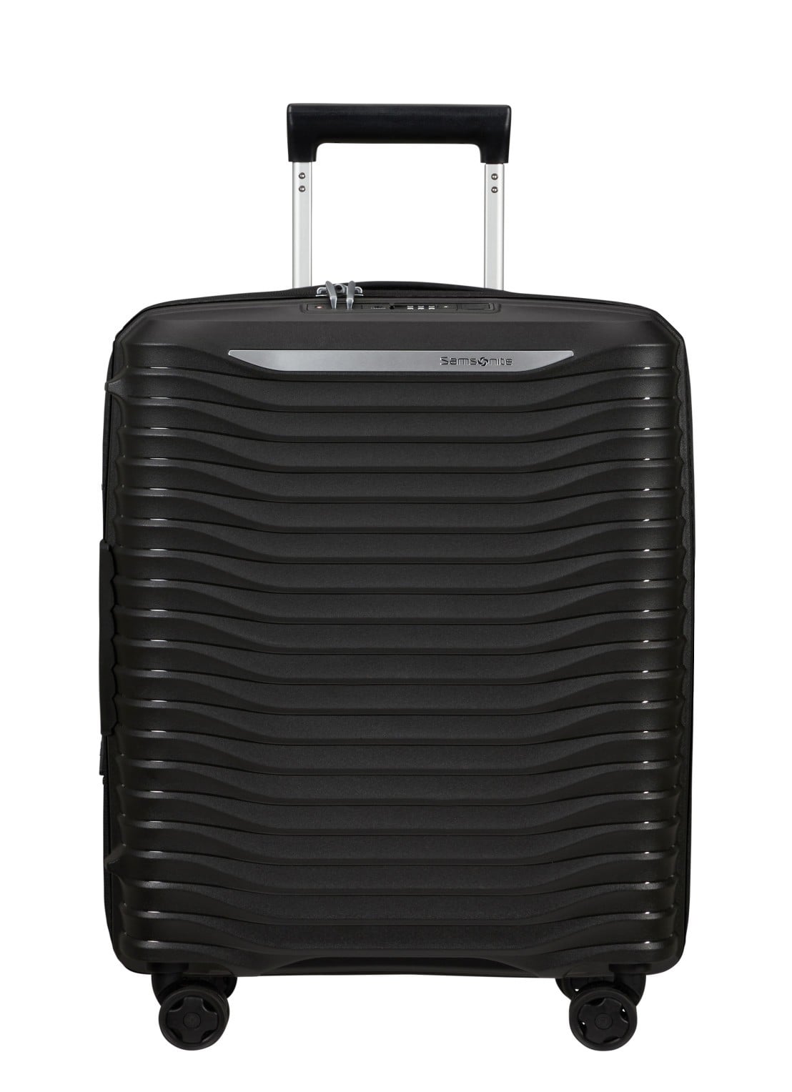 Samsonite Upscape spinner 55 cm - voorkant 2 zwart