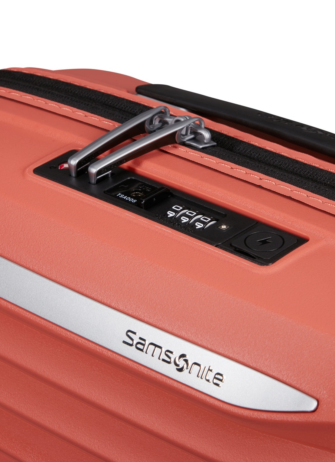 Samsonite Upscape spinner 55 cm - detail 5 donkerbeige