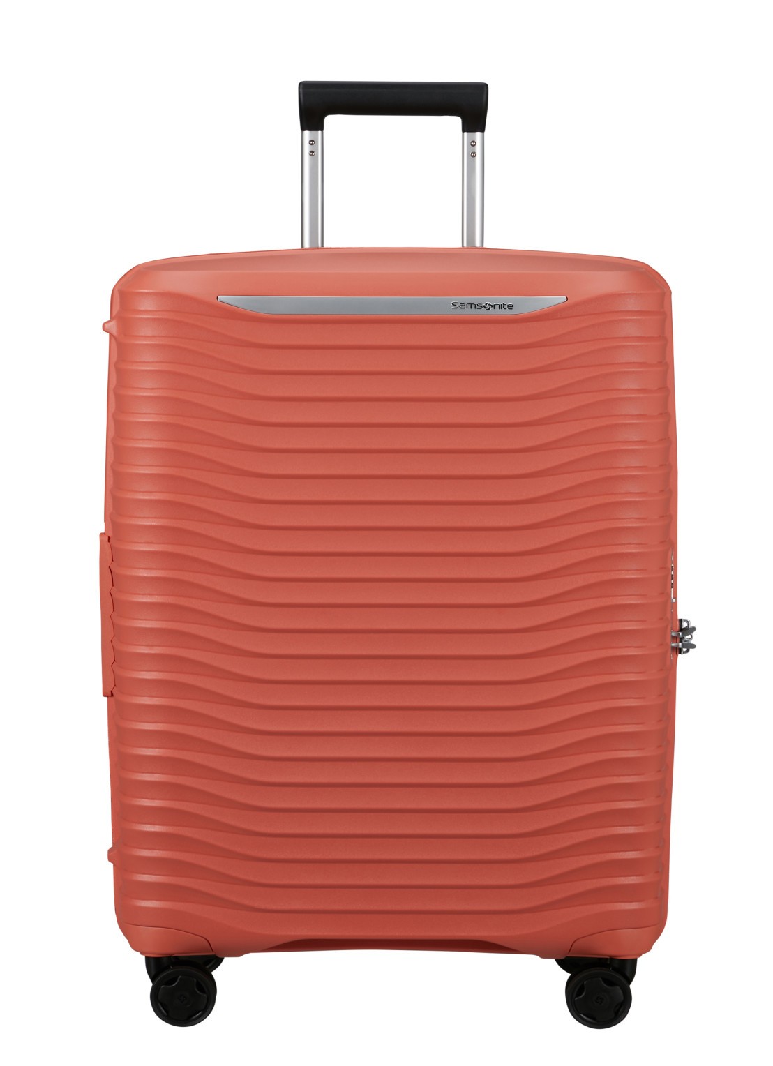 Samsonite Upscape spinner 68 cm - voorkant 2 donkerbeige