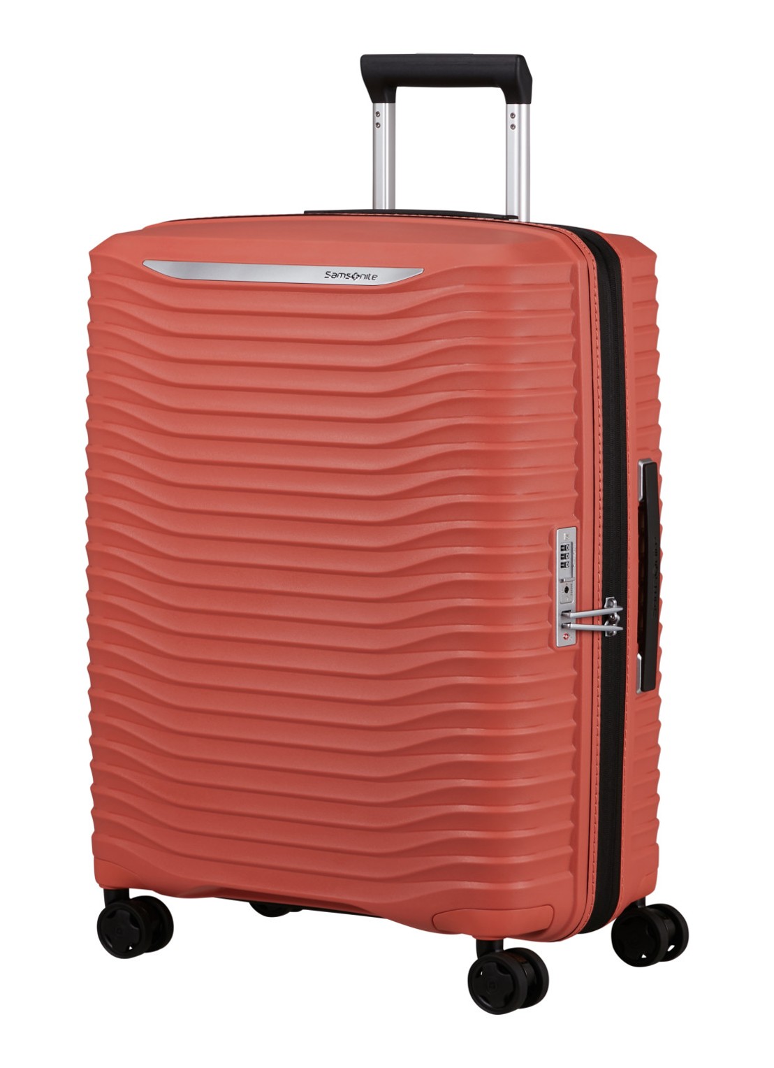 Samsonite Upscape spinner 68 cm - voorkant 3 donkerbeige