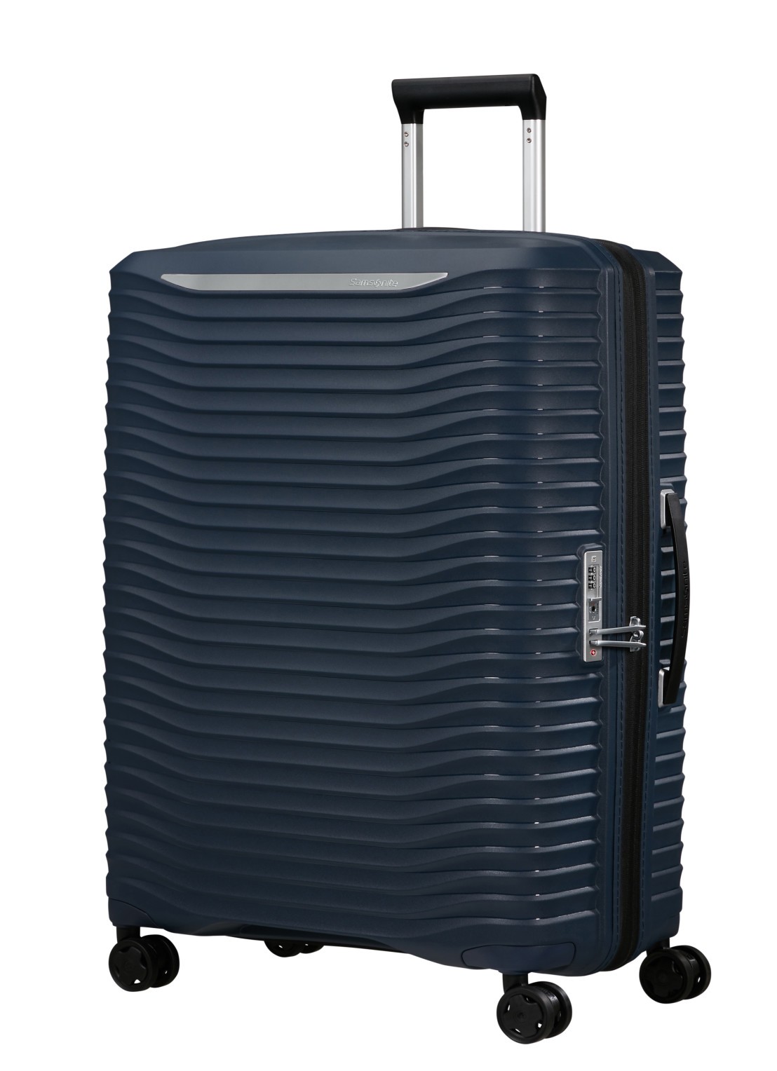 Samsonite Upscape spinner 75 cm - voorkant 5 blauw