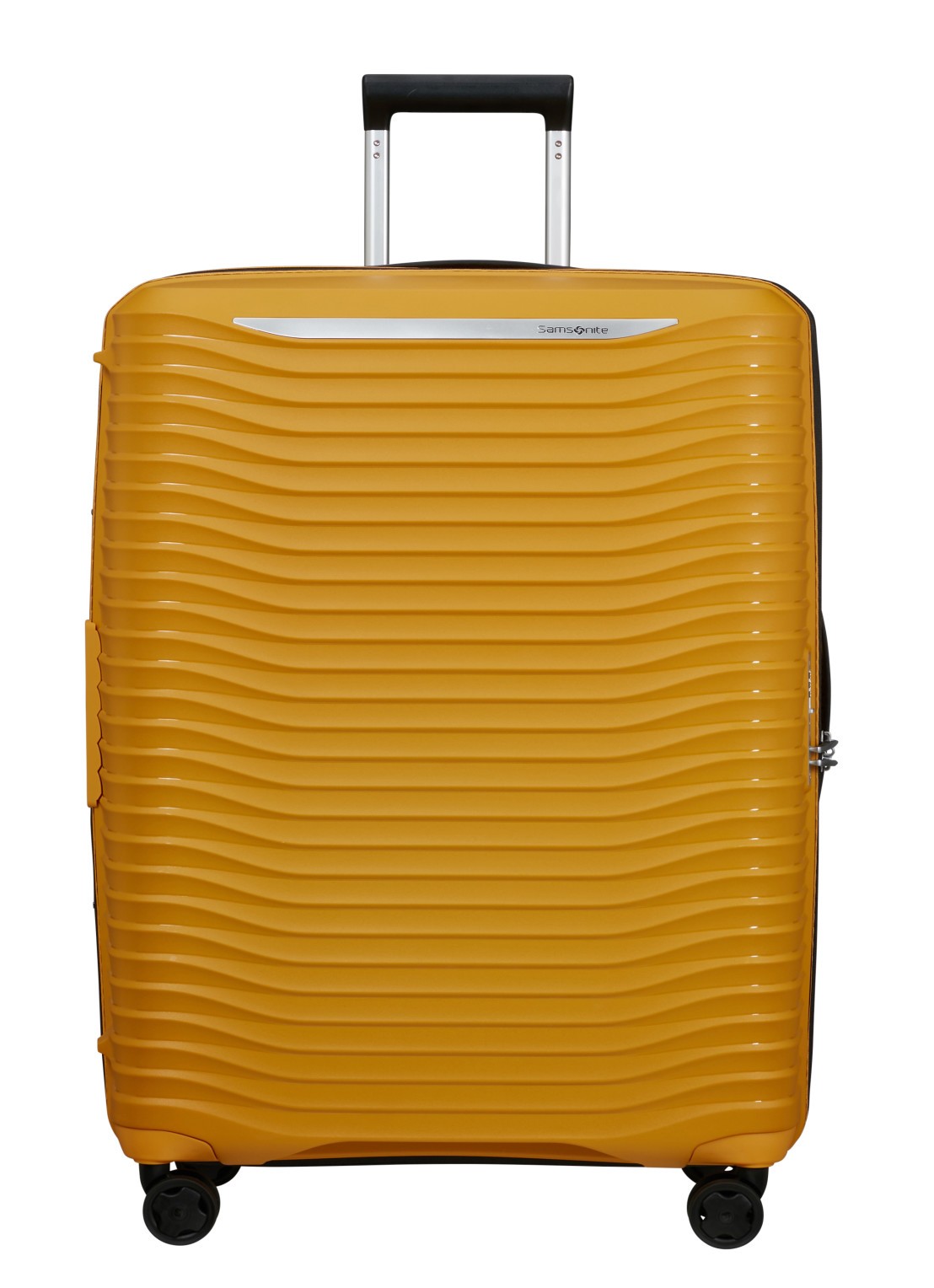 Samsonite Upscape spinner 75 cm - voorkant okergeel