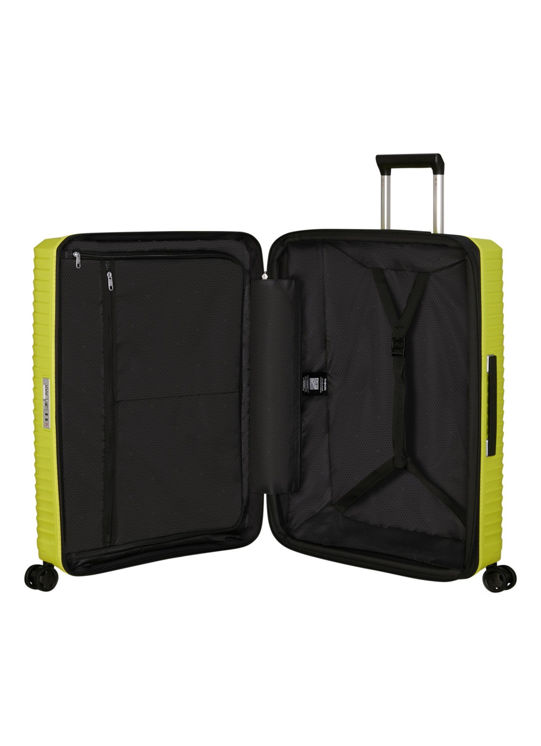 Samsonite Upscape spinner 75 cm - voorkant 4 lime / limegroen