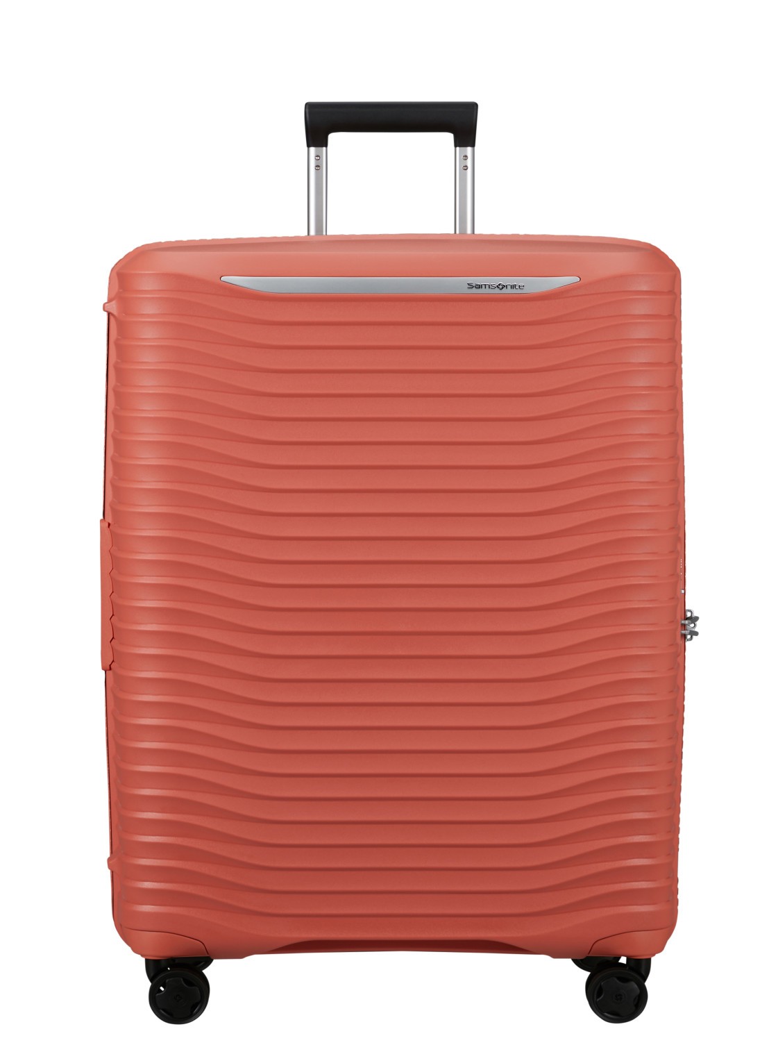 Samsonite Upscape spinner 75 cm - voorkant 2 donkerbeige
