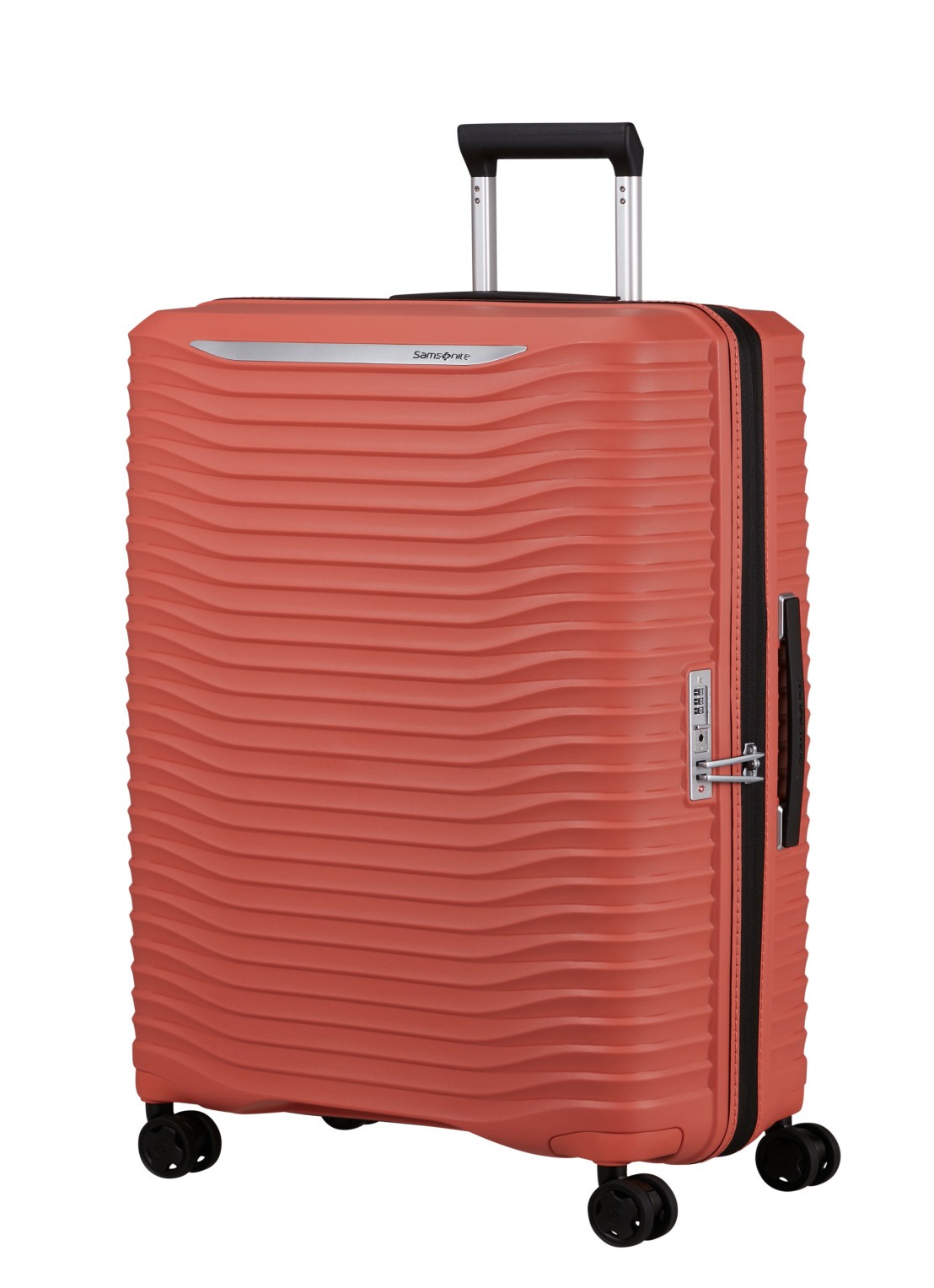 Samsonite Upscape spinner 75 cm - voorkant 3 donkerbeige