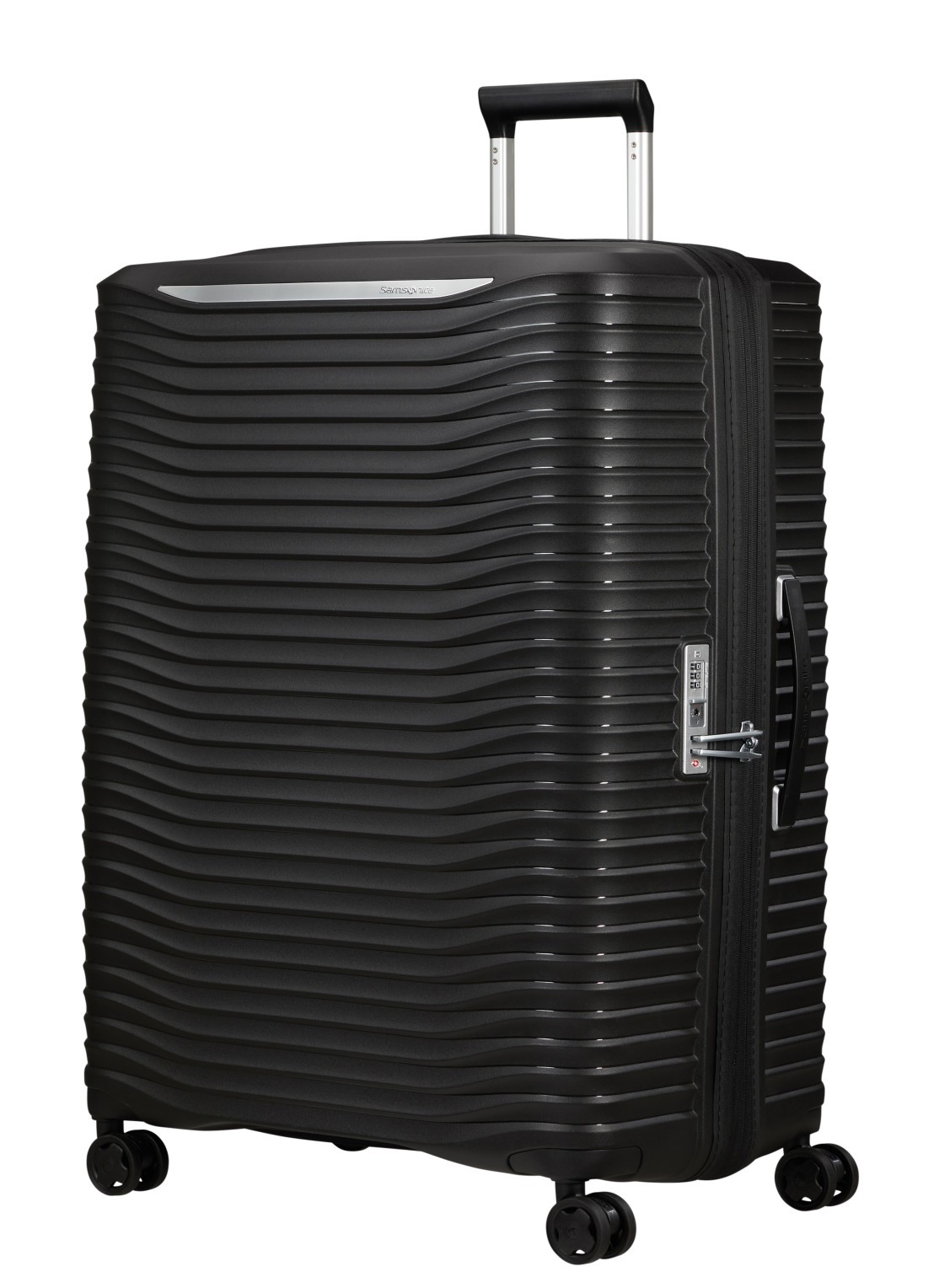 Samsonite Upscape spinner 81 cm - voorkant 2 zwart