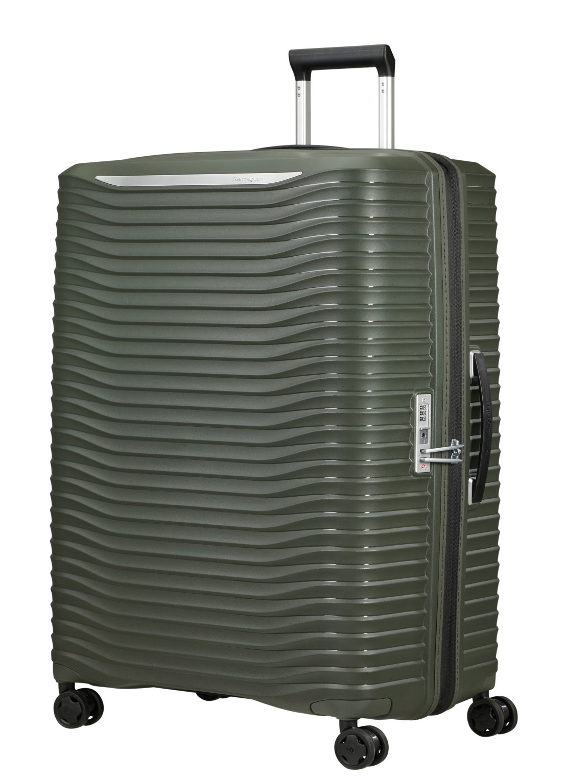 Samsonite Upscape spinner 81 cm - voorkant 2 legergroen