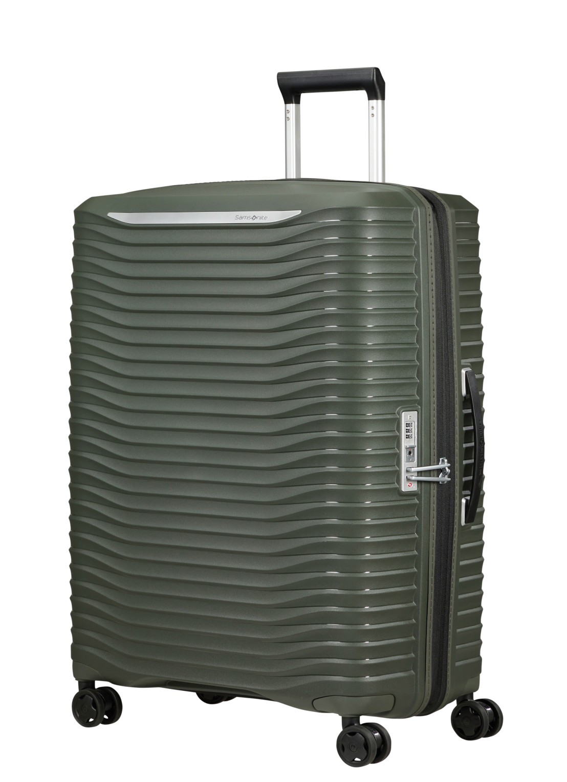Samsonite Upscape uitbreidbare spinner 75 cm - voorkant 2 grijs