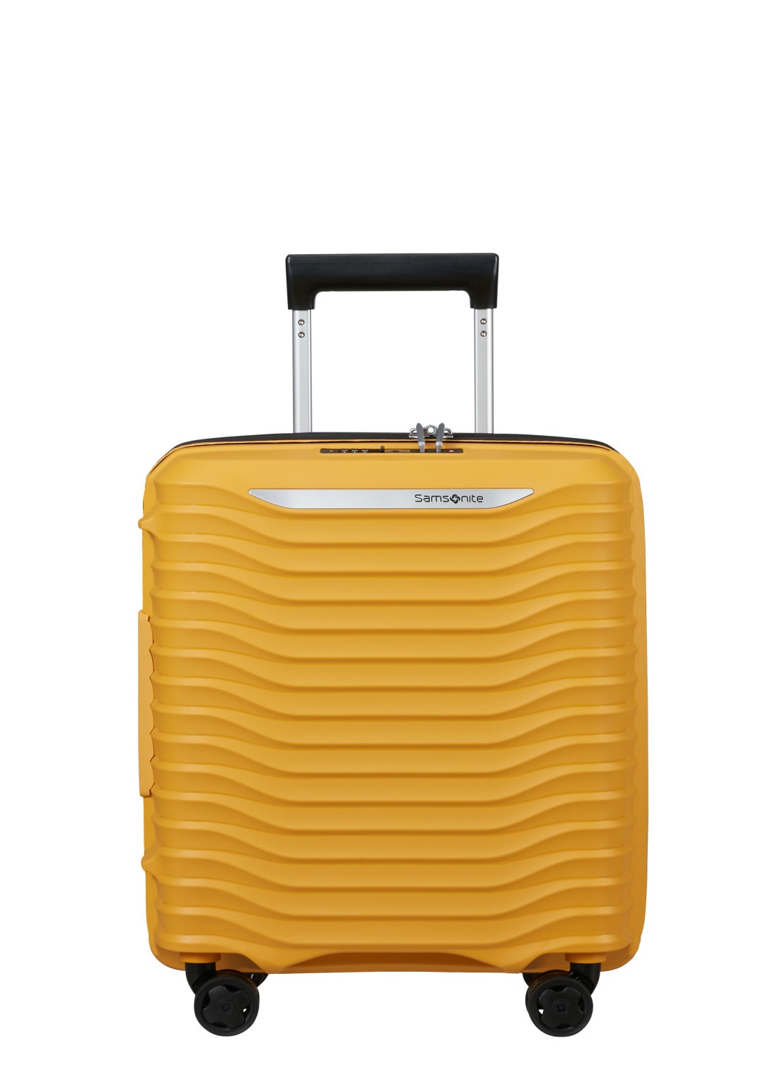 Samsonite Upscape vergrootbare spinner 45 cm - voorkant geel