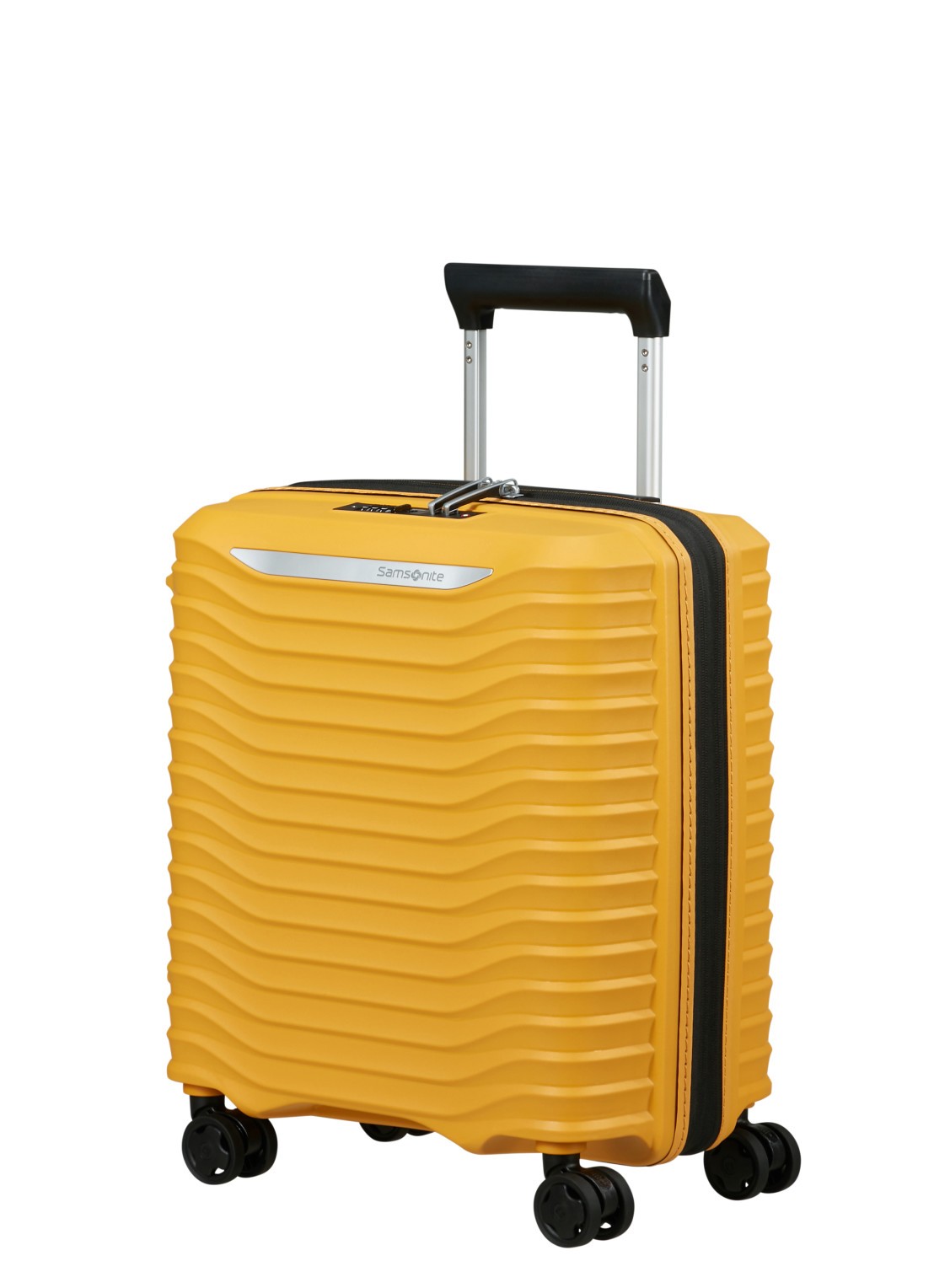 Samsonite Upscape vergrootbare spinner 45 cm - voorkant 2 geel