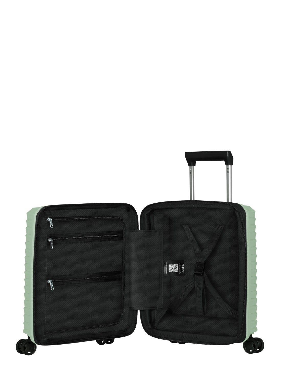 Samsonite Upscape vergrootbare spinner 45 cm - achterkant 5 lichtgroen