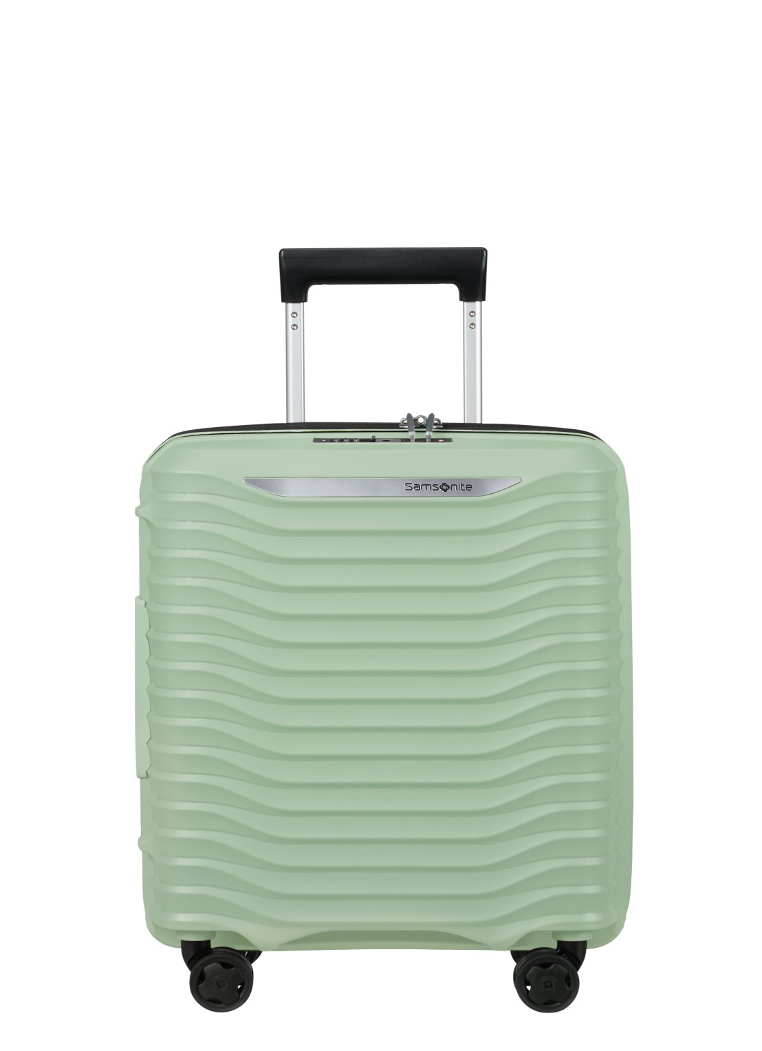 Samsonite Upscape vergrootbare spinner 45 cm - voorkant lichtgroen