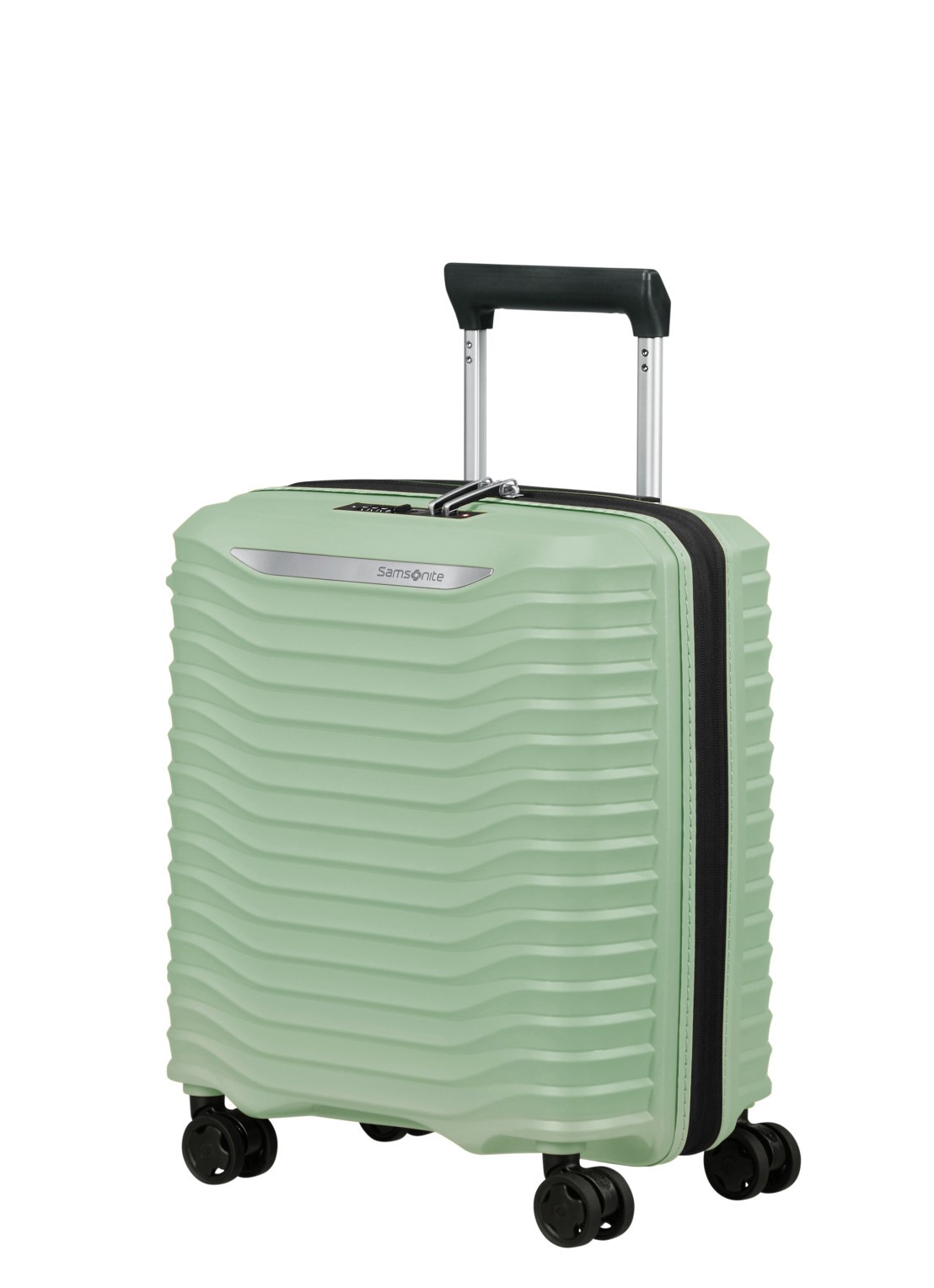 Samsonite Upscape vergrootbare spinner 45 cm - voorkant 2 lichtgroen