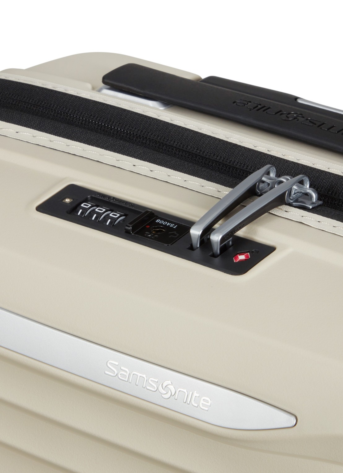Samsonite Upscape vergrootbare spinner 45 cm - detail 2 zand