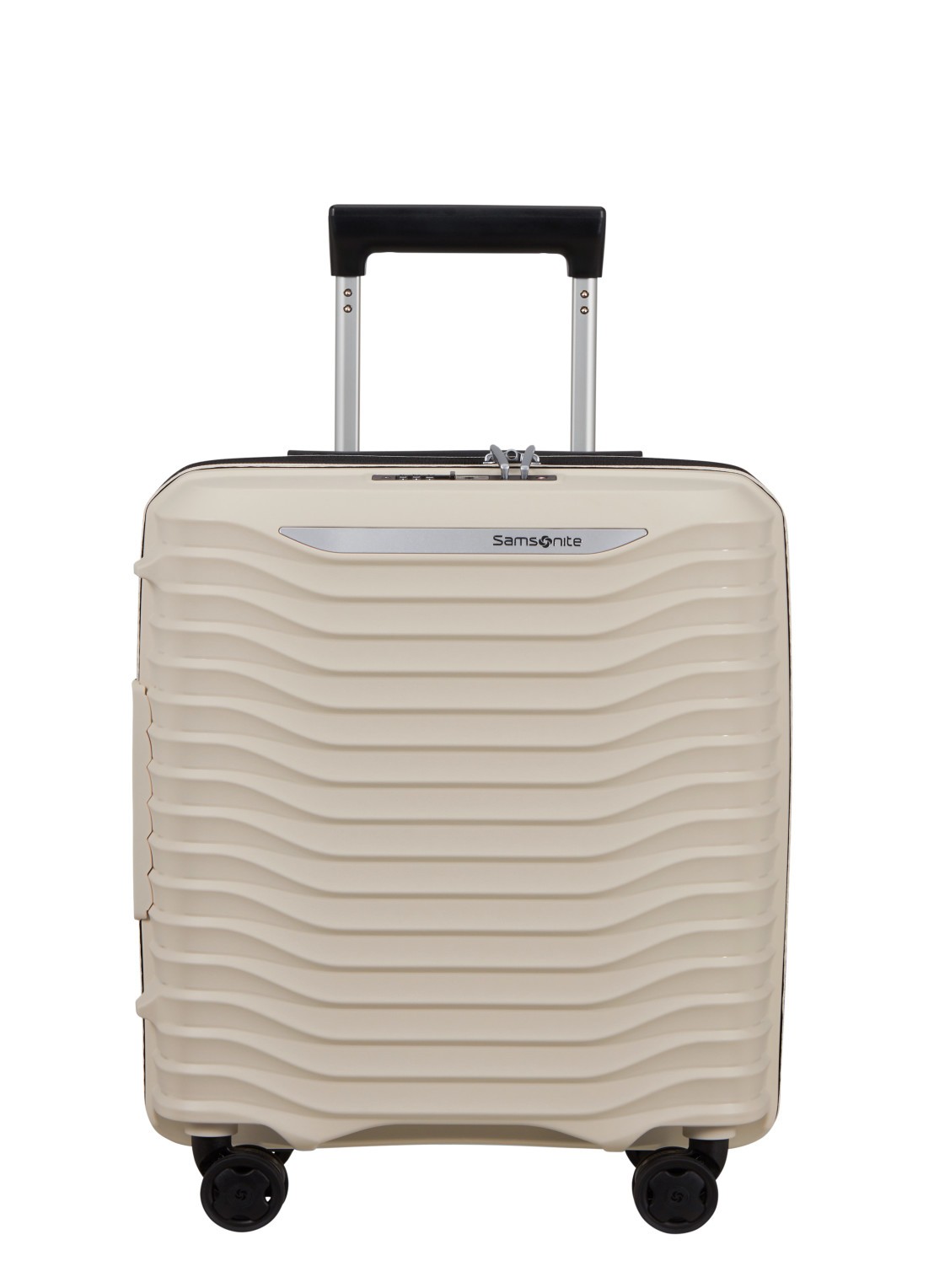 Samsonite Upscape vergrootbare spinner 45 cm - voorkant 3 zand