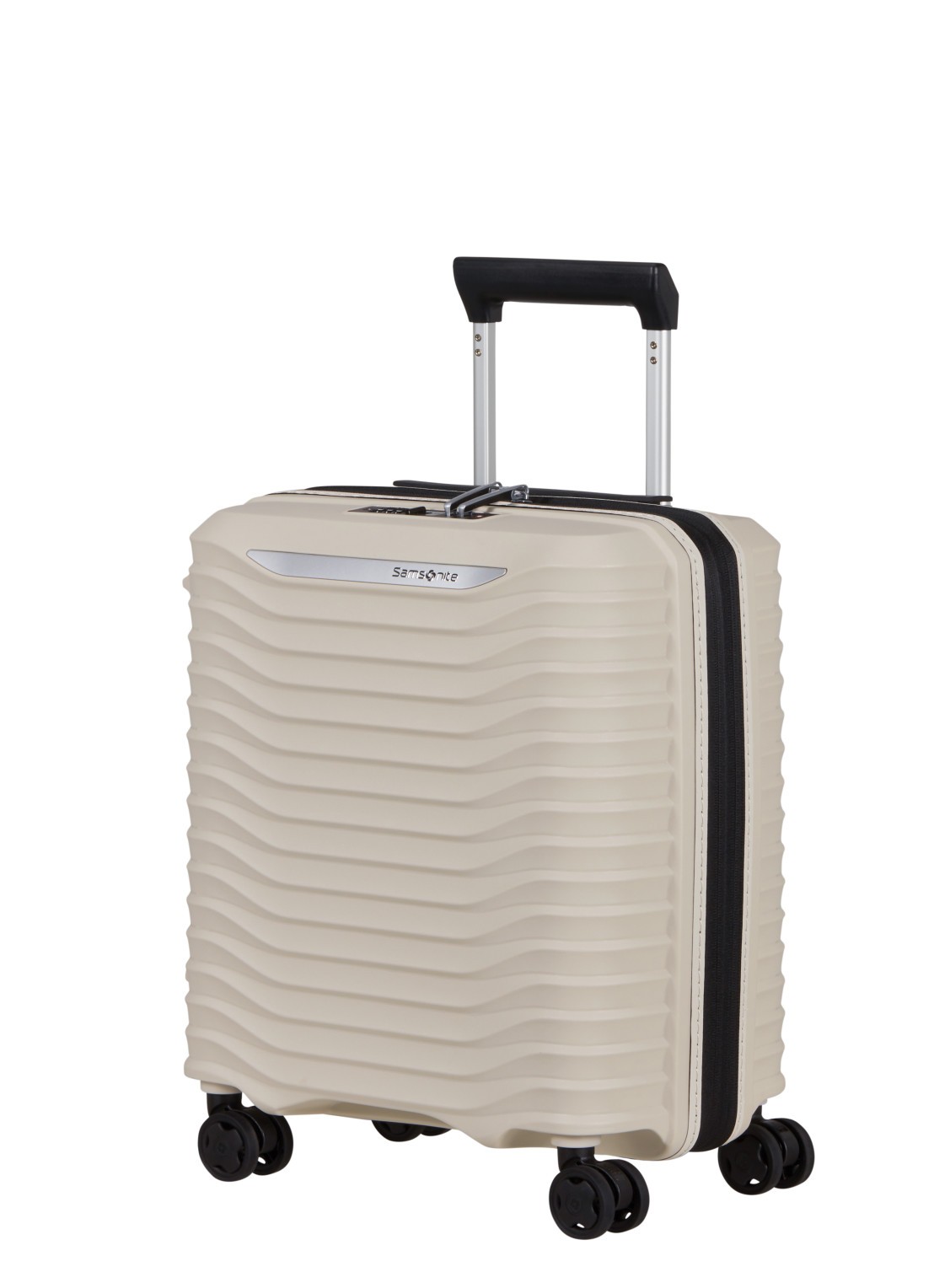 Samsonite Upscape vergrootbare spinner 45 cm - voorkant 4 zand