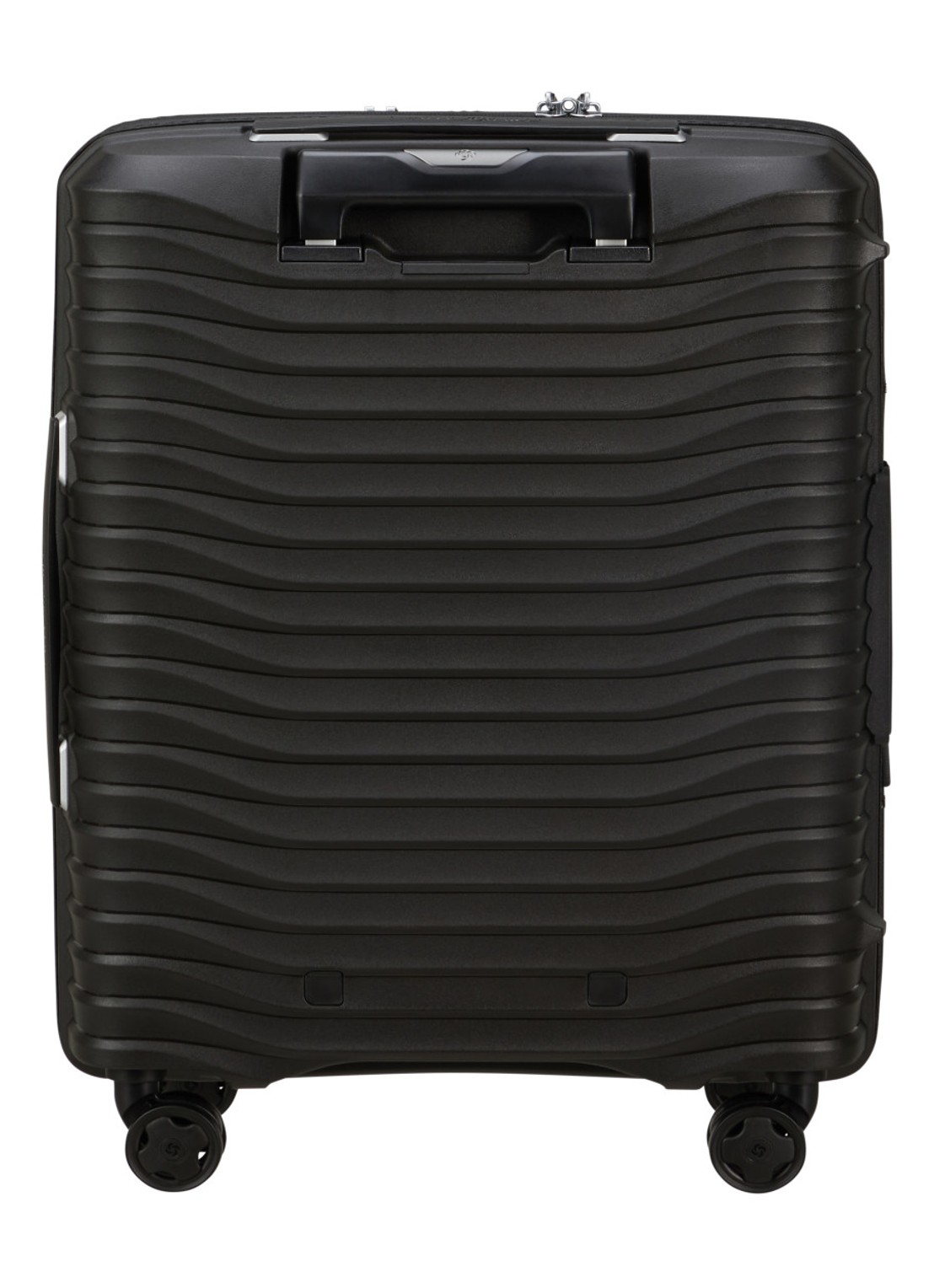 Samsonite Upscape vergrootbare spinner 55 cm - achterkant zwart