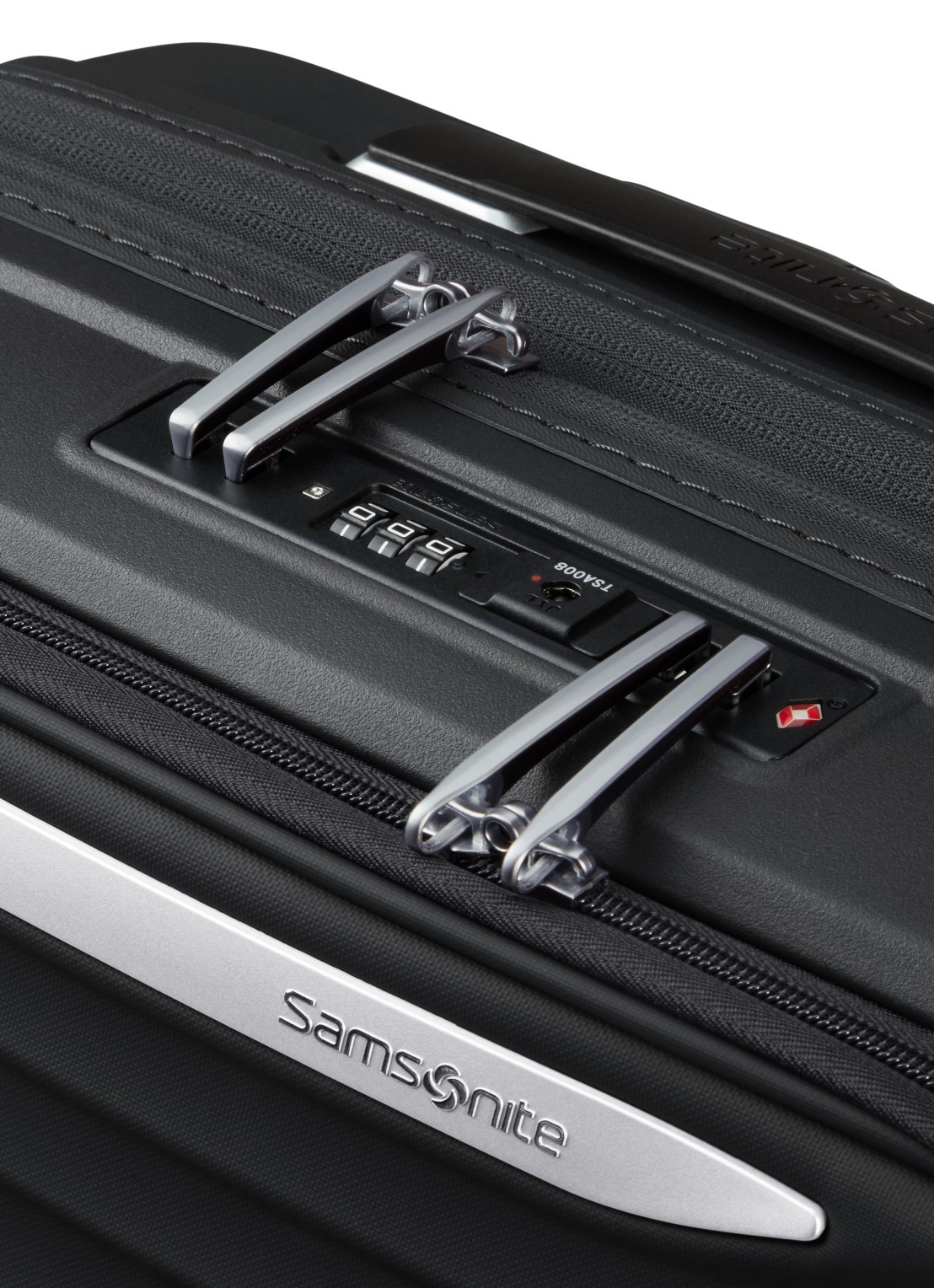 Samsonite Upscape vergrootbare spinner 55 cm - detail 5 zwart