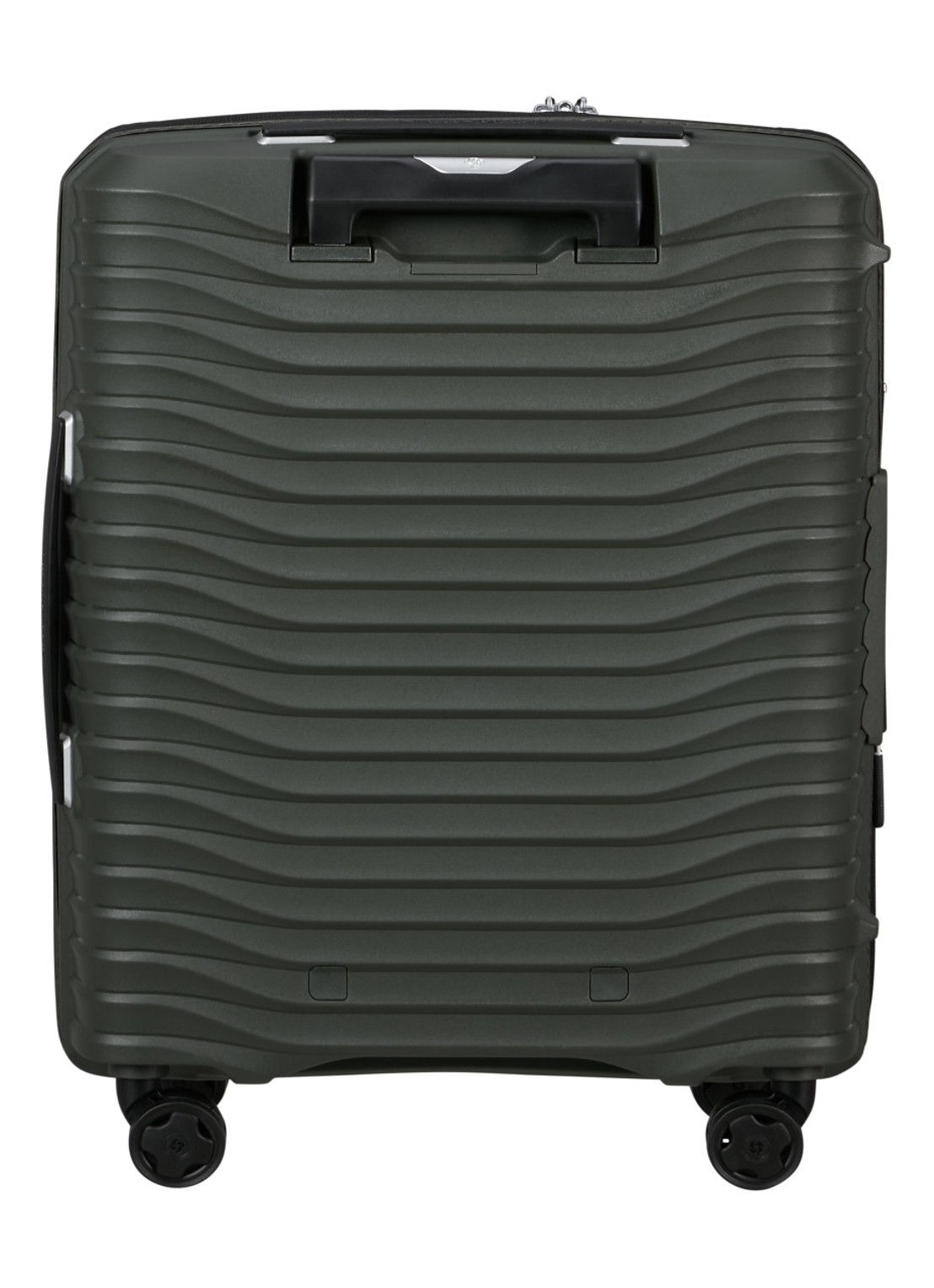 Samsonite Upscape vergrootbare spinner 55 cm - achterkant 3 donkergroen
