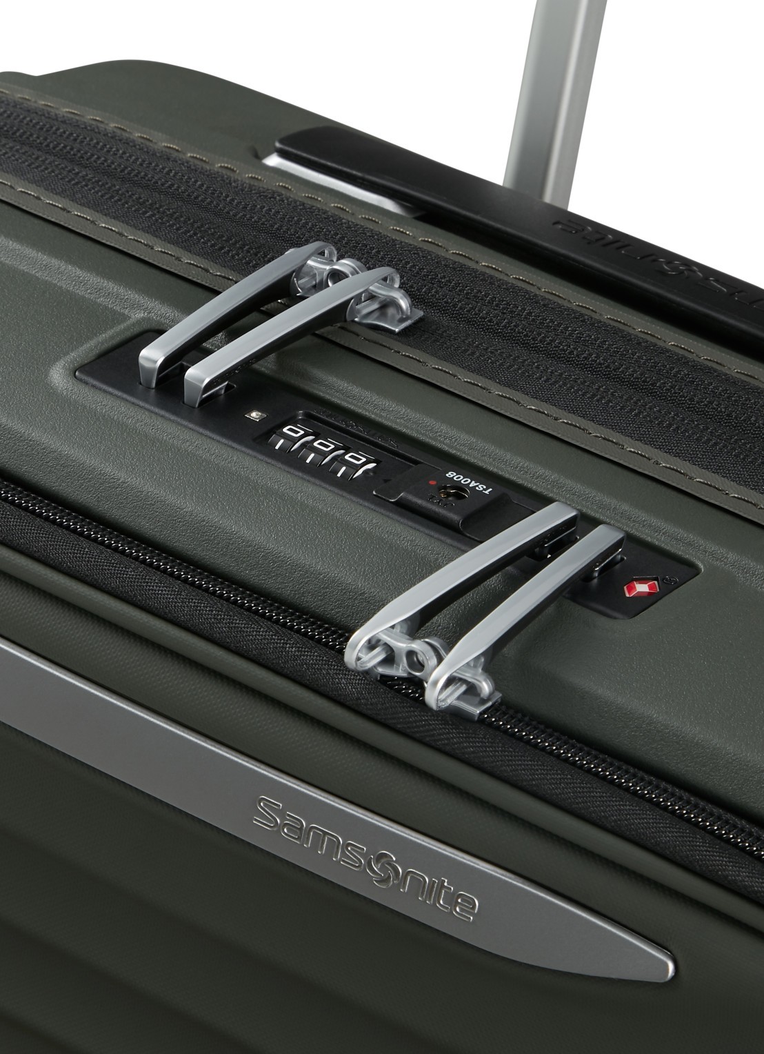 Samsonite Upscape vergrootbare spinner 55 cm - detail 5 donkergroen