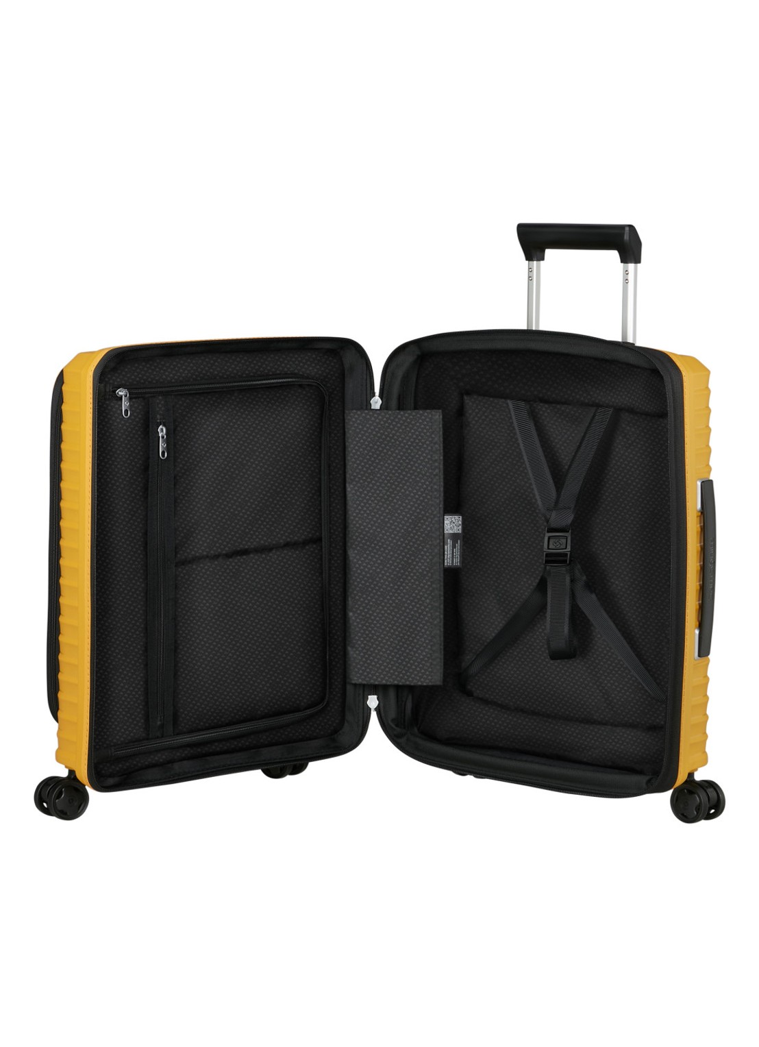 Samsonite Upscape vergrootbare spinner 55 cm - detail 2 geel