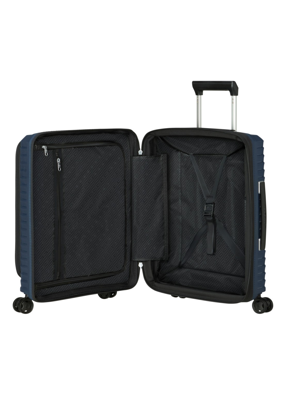 Samsonite Upscape vergrootbare spinner 55 cm - detail 4 donkerblauw