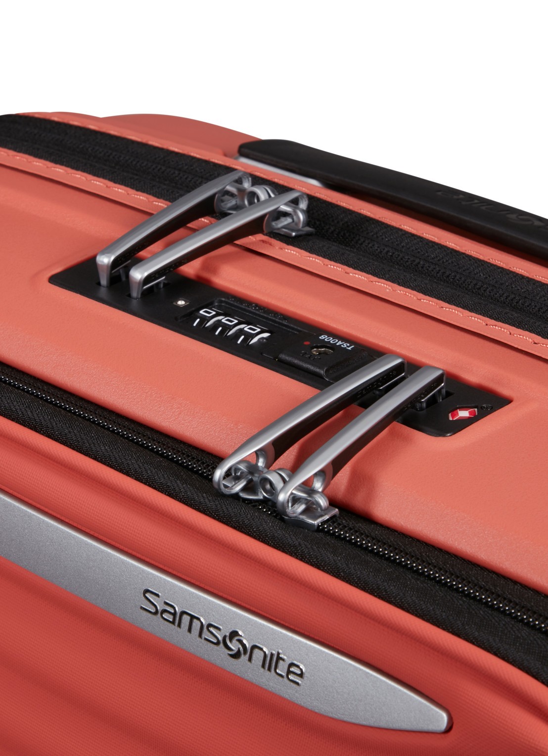 Samsonite Upscape vergrootbare spinner 55 cm - detail 3 donkerbeige