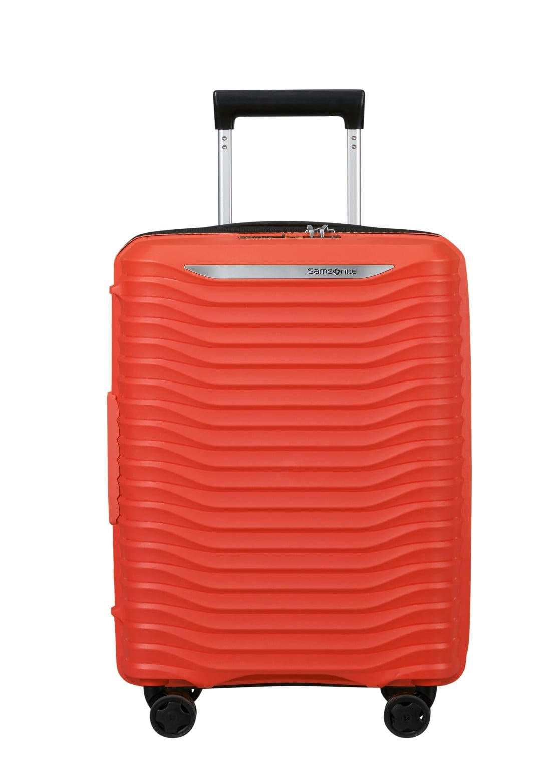 Samsonite Upscape vergrootbare spinner 55 cm - voorkant 2 rood