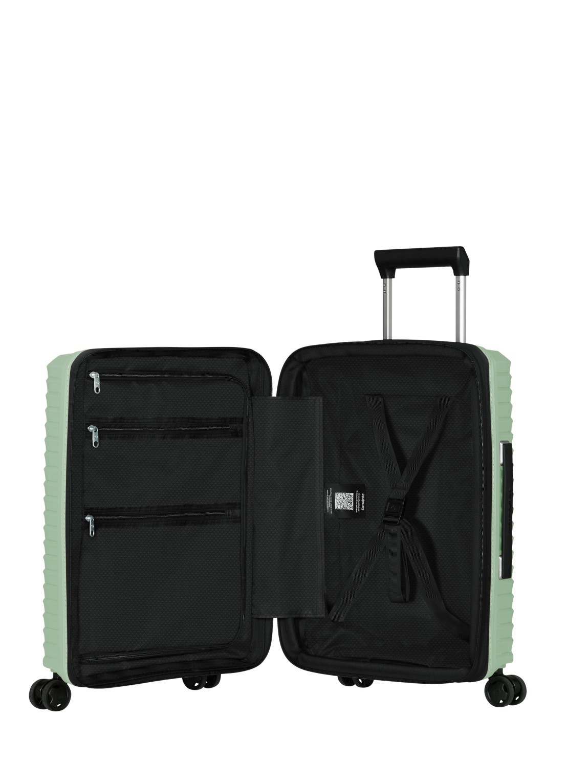 Samsonite Upscape vergrootbare spinner 55 cm - achterkant 4 lichtgroen