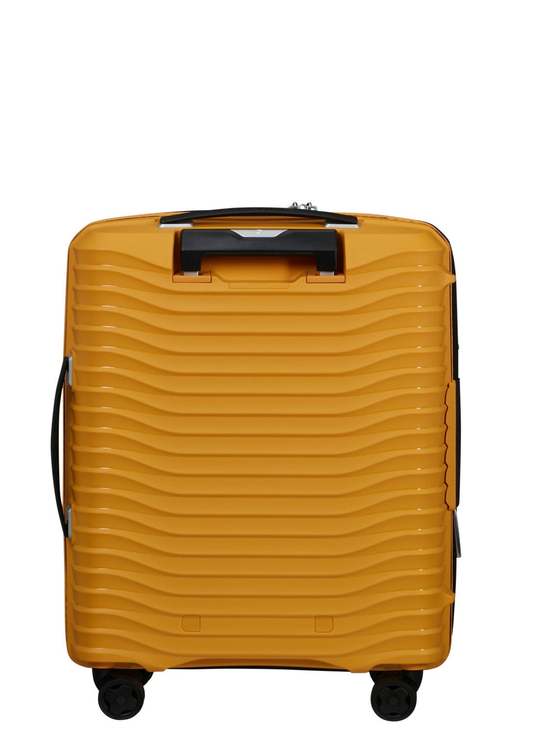 Samsonite Upscape vergrootbare spinner 55 cm - achterkant mosterd