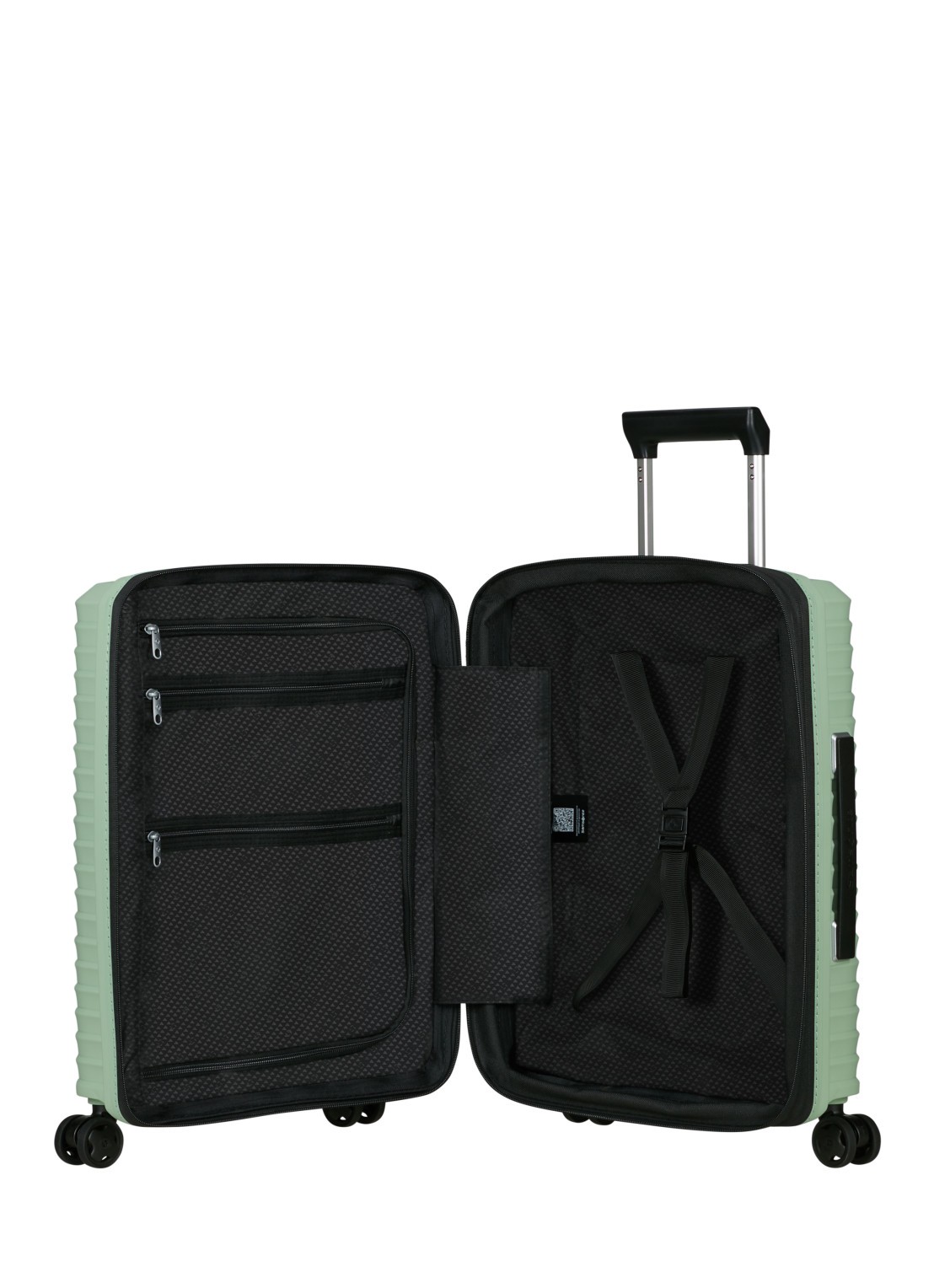 Samsonite Upscape vergrootbare spinner 55 cm - achterkant 5 lichtgroen