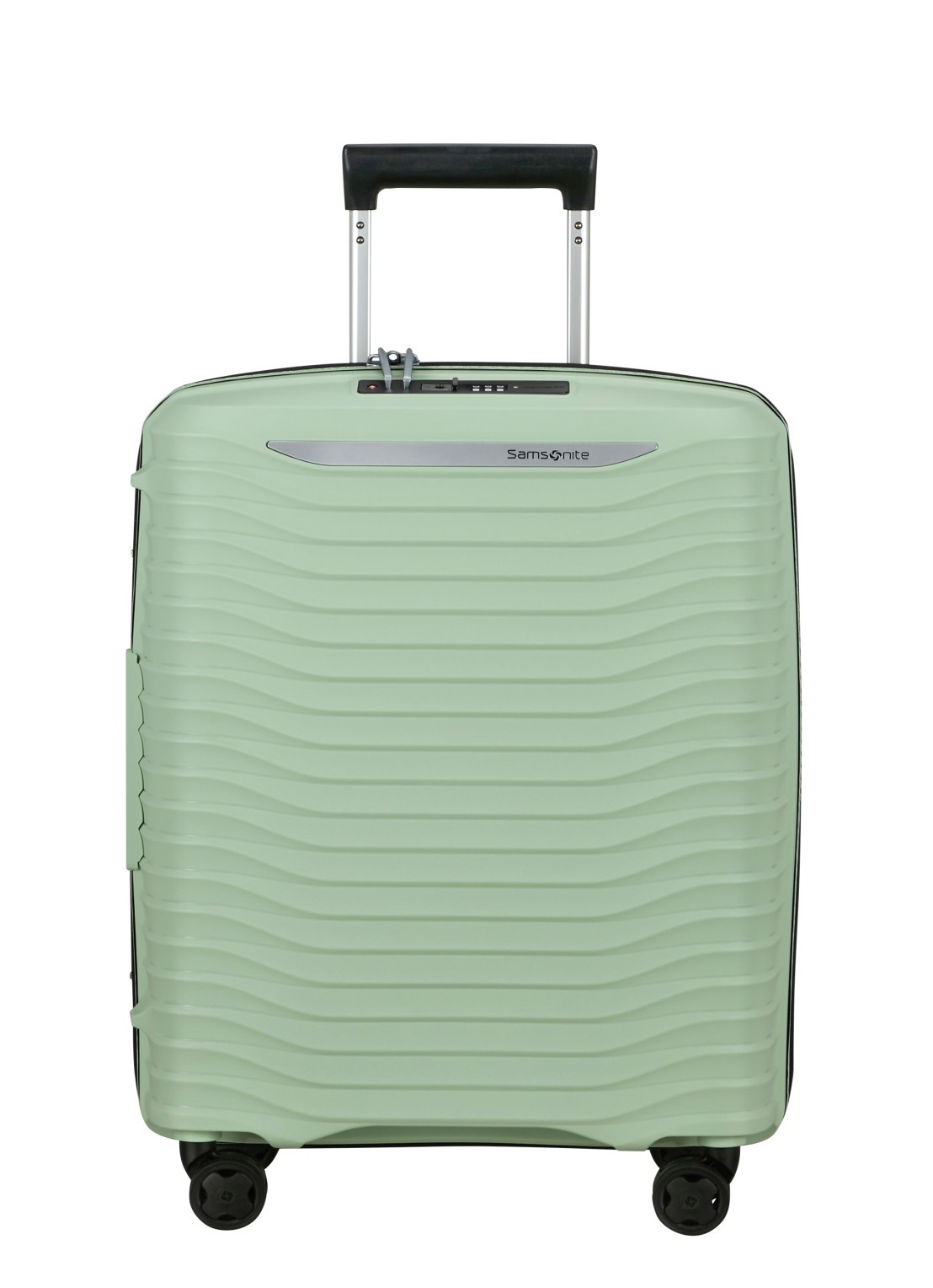 Samsonite Upscape vergrootbare spinner 55 cm - voorkant lichtgroen