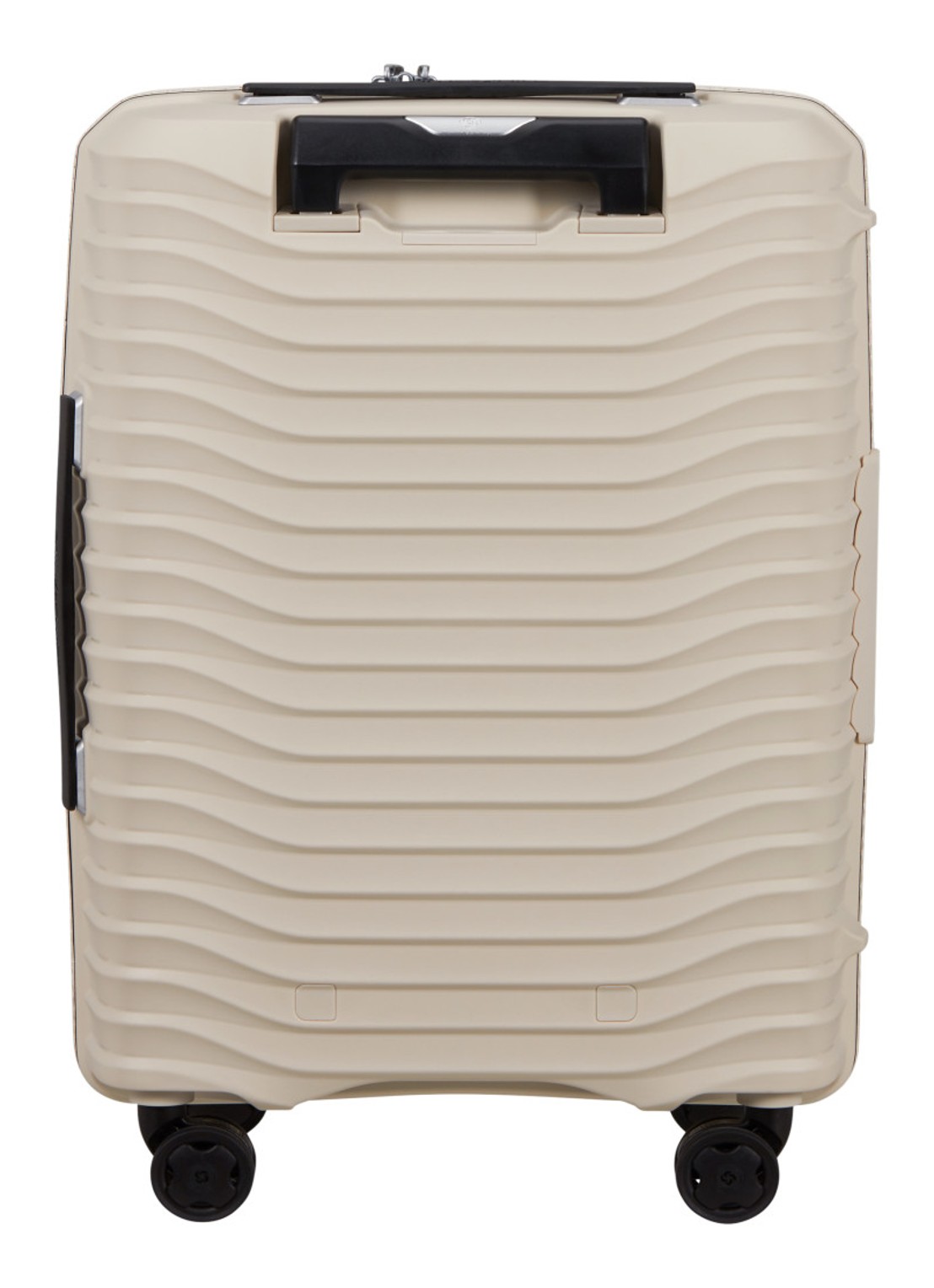 Samsonite Upscape vergrootbare spinner 55 cm - achterkant zand