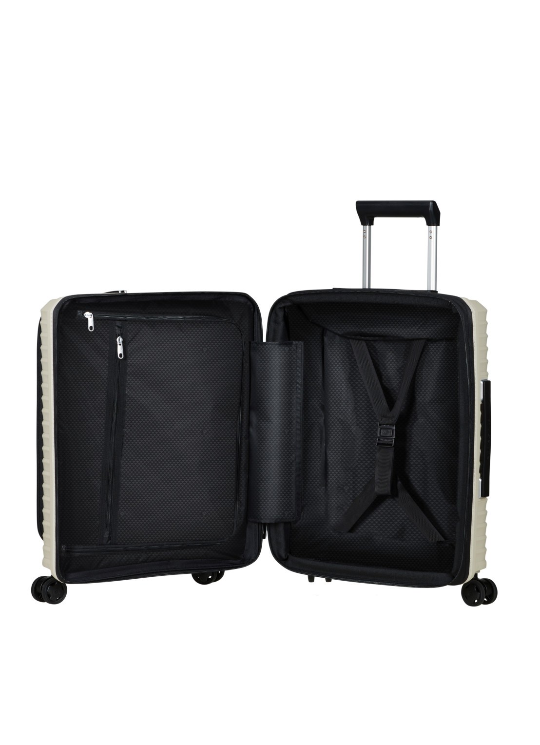 Samsonite Upscape vergrootbare spinner 55 cm - detail zand