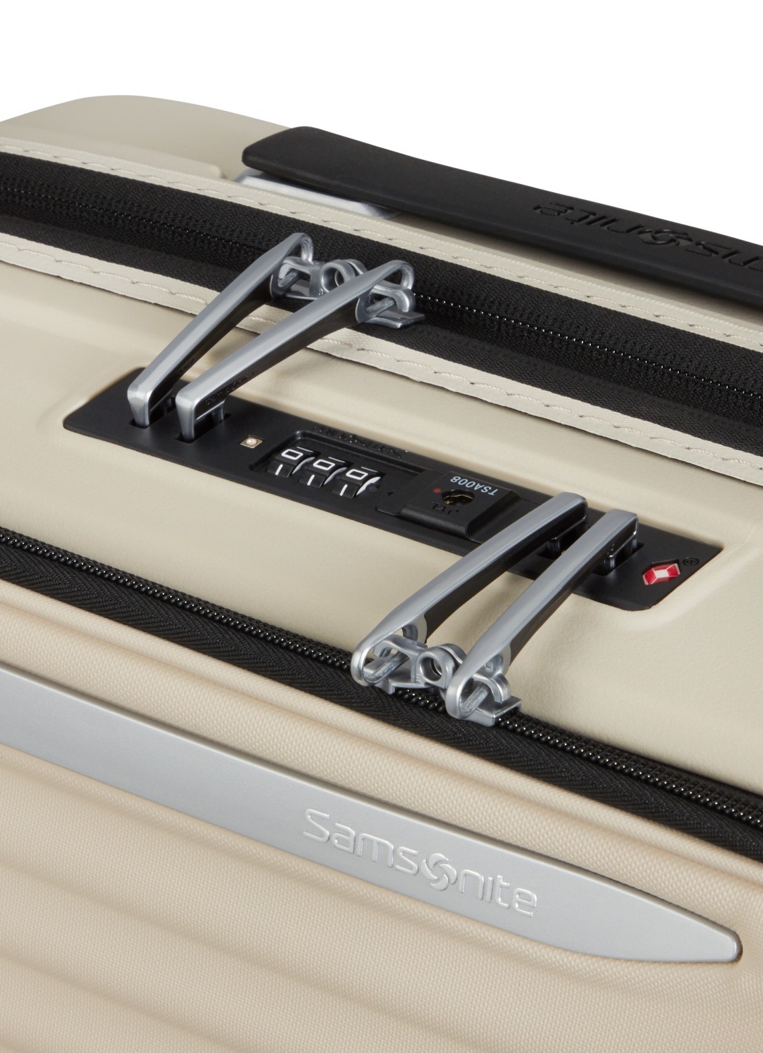 Samsonite Upscape vergrootbare spinner 55 cm - detail 2 zand