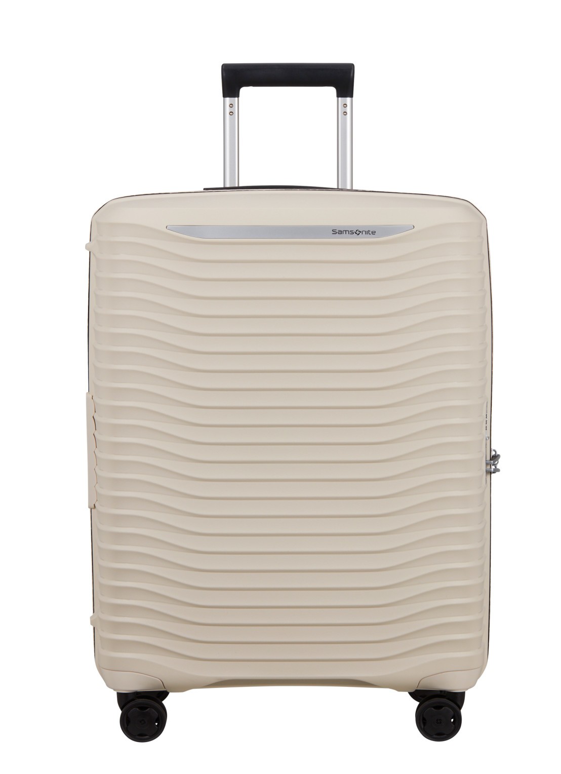 Samsonite Upscape vergrootbare spinner 68 cm - voorkant 4 zand