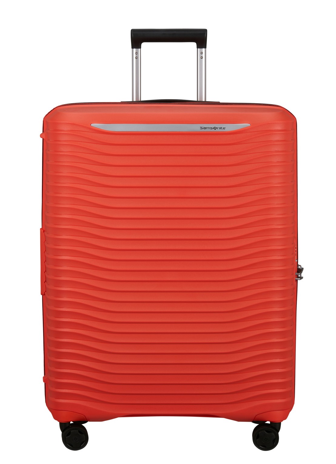 Samsonite Upscape vergrootbare spinner 75 cm - voorkant oranjerood