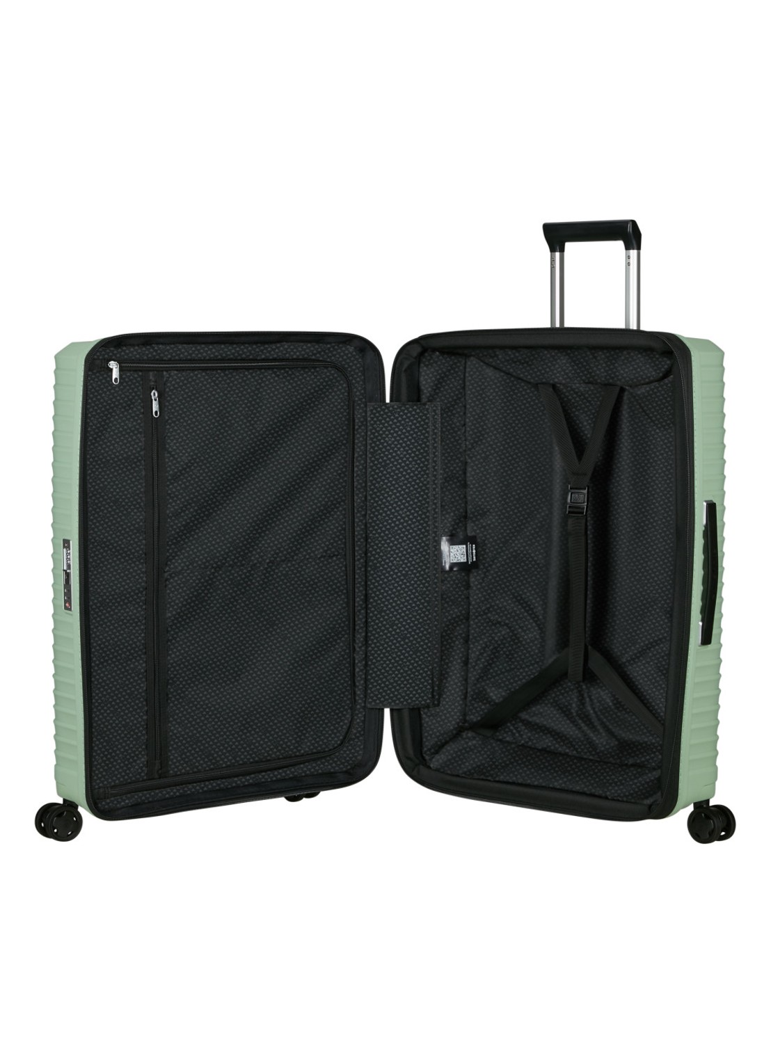 Samsonite Upscape vergrootbare spinner 75 cm - detail lichtgroen