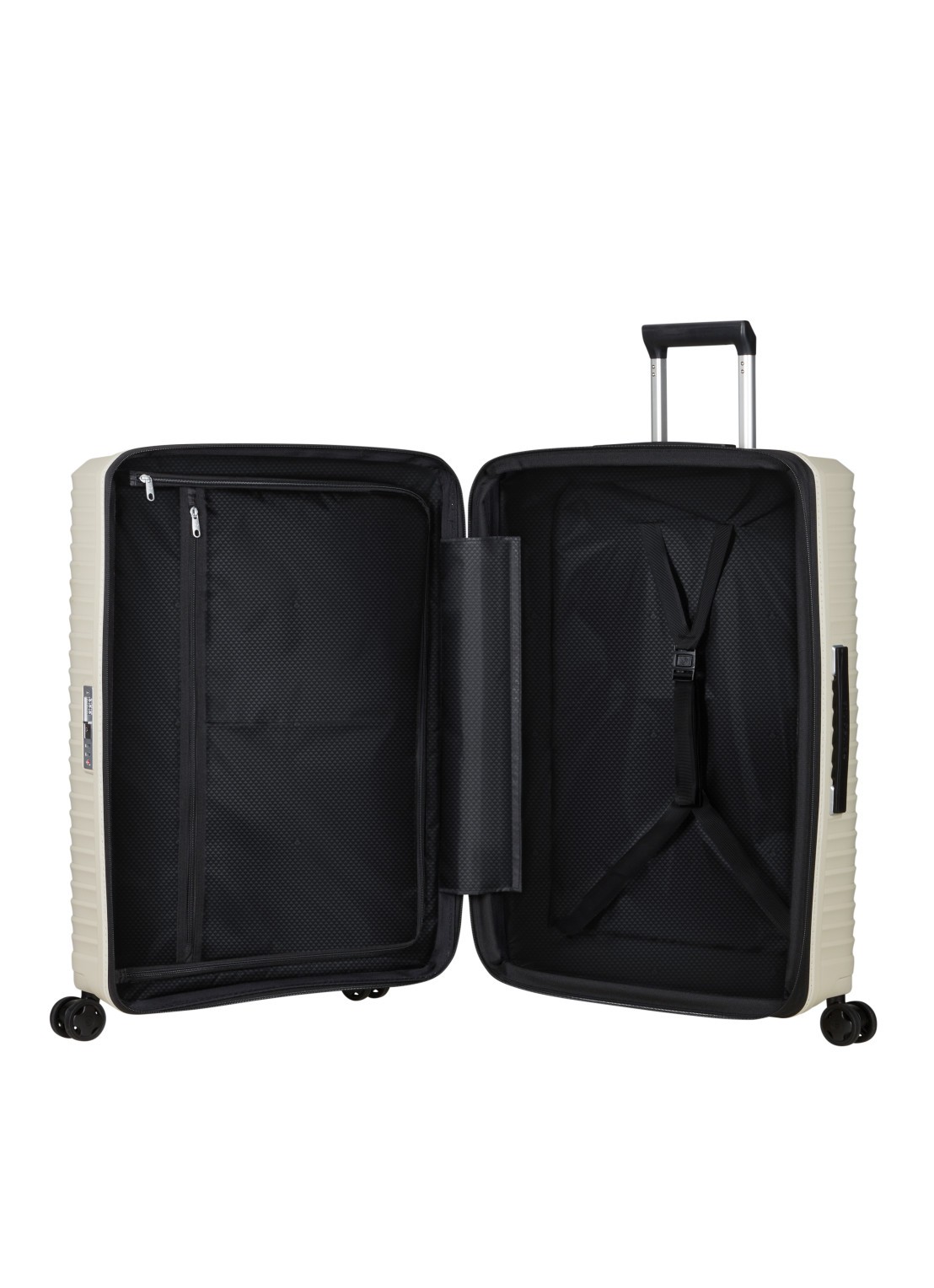 Samsonite Upscape vergrootbare spinner 75 cm - detail zand
