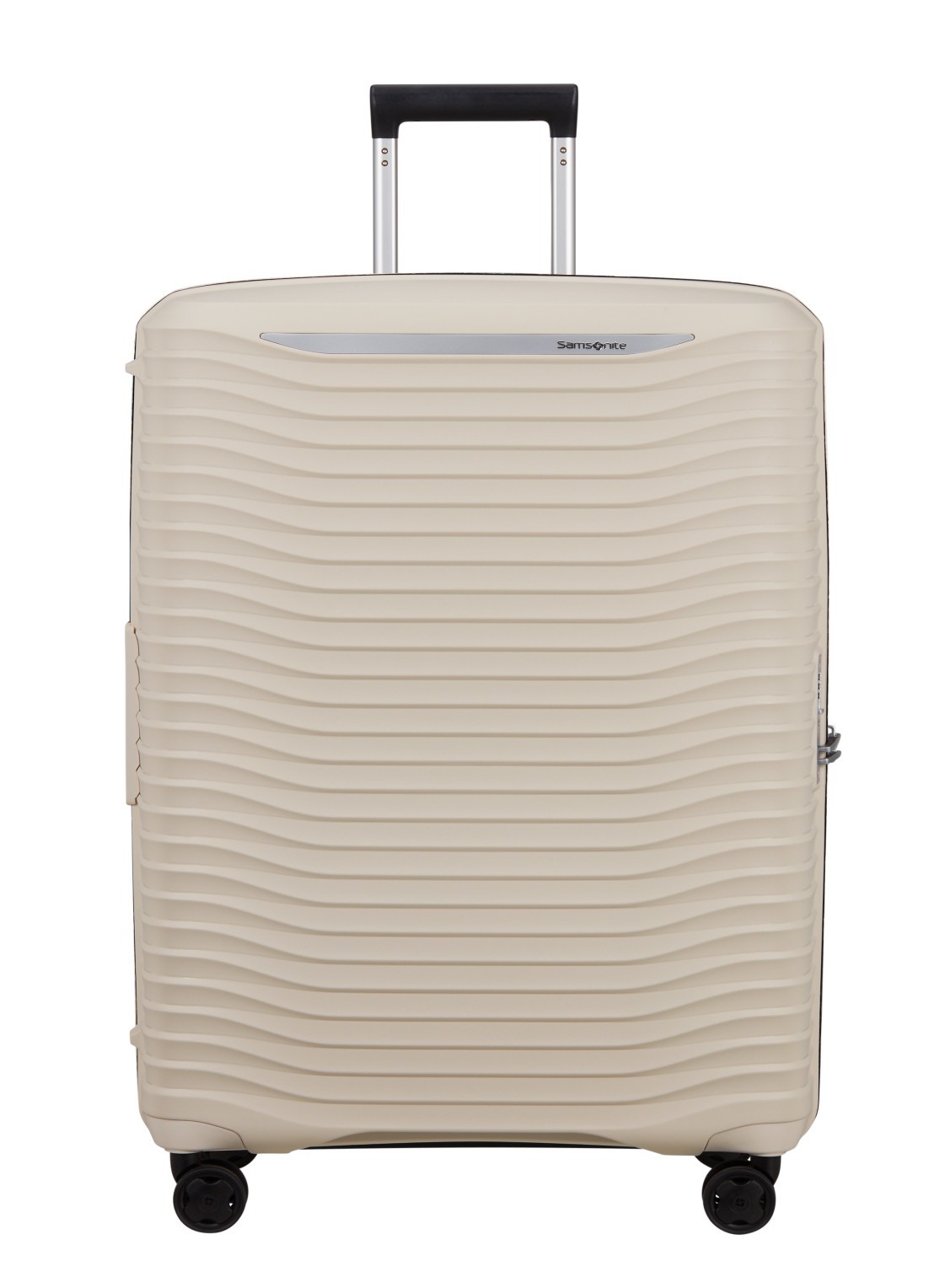 Samsonite Upscape vergrootbare spinner 75 cm - voorkant 4 zand