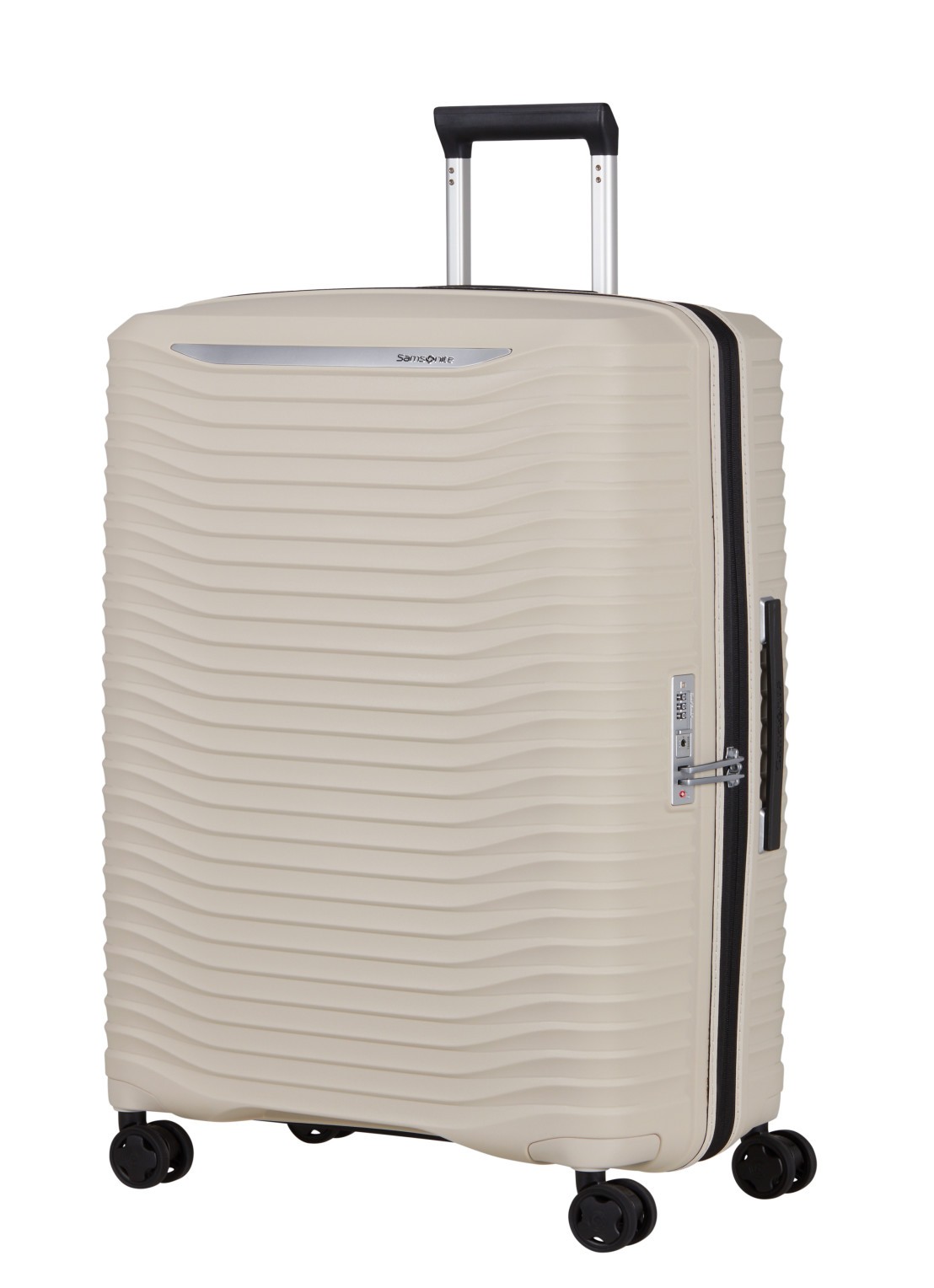 Samsonite Upscape vergrootbare spinner 75 cm - voorkant 5 zand