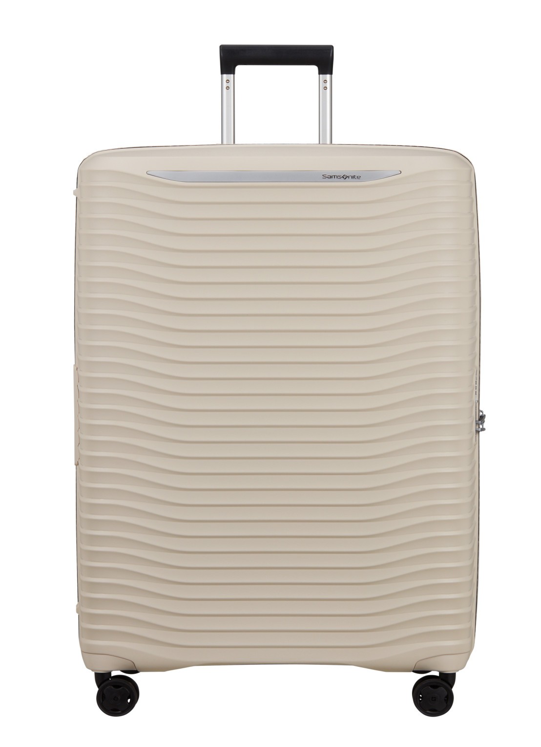 Samsonite Upscape vergrootbare spinner 81 cm - voorkant 3 zand