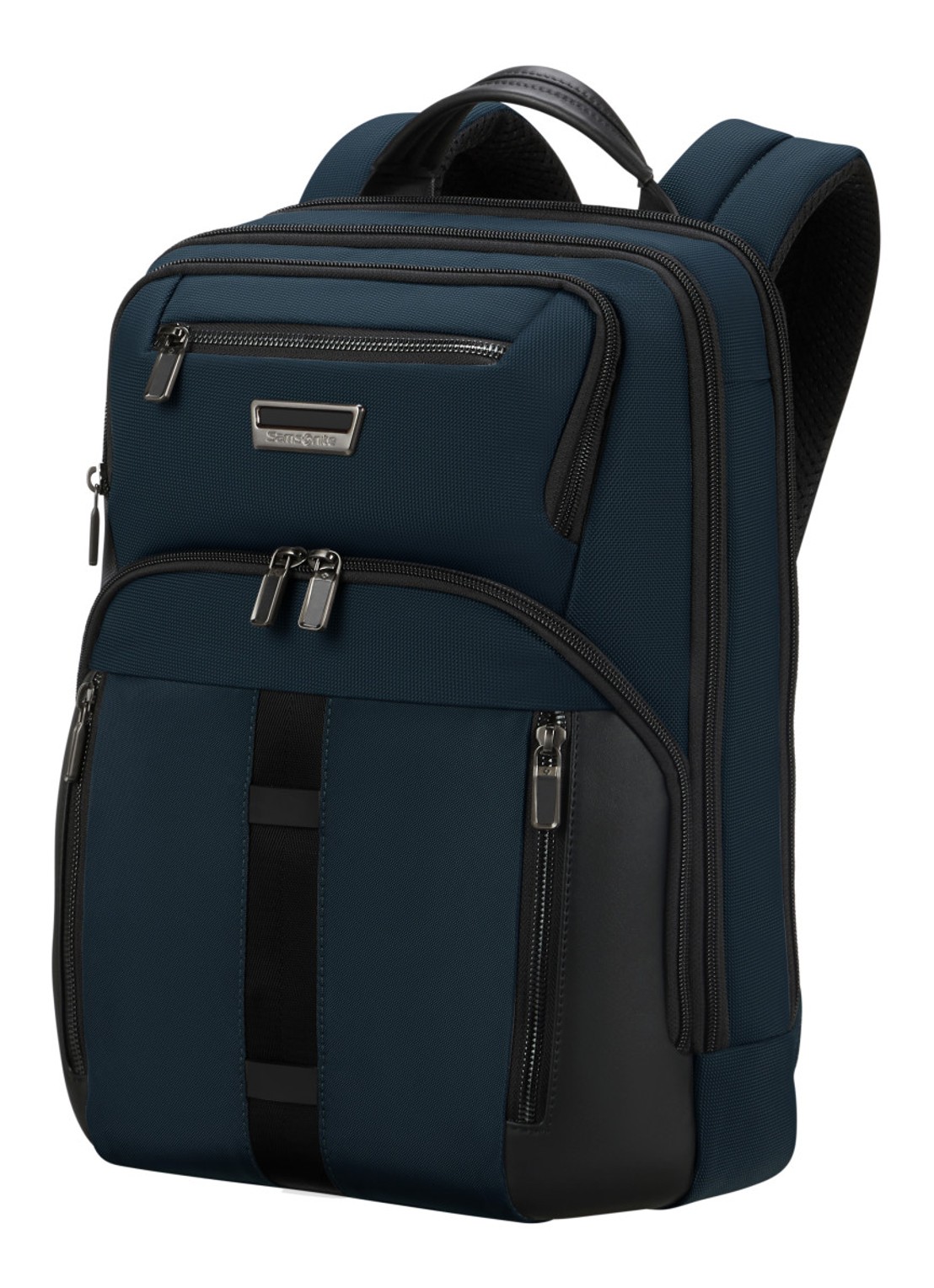 Samsonite Urban-Eye rugzak met 14,1 inch laptopvak - voorkant 4 blauw