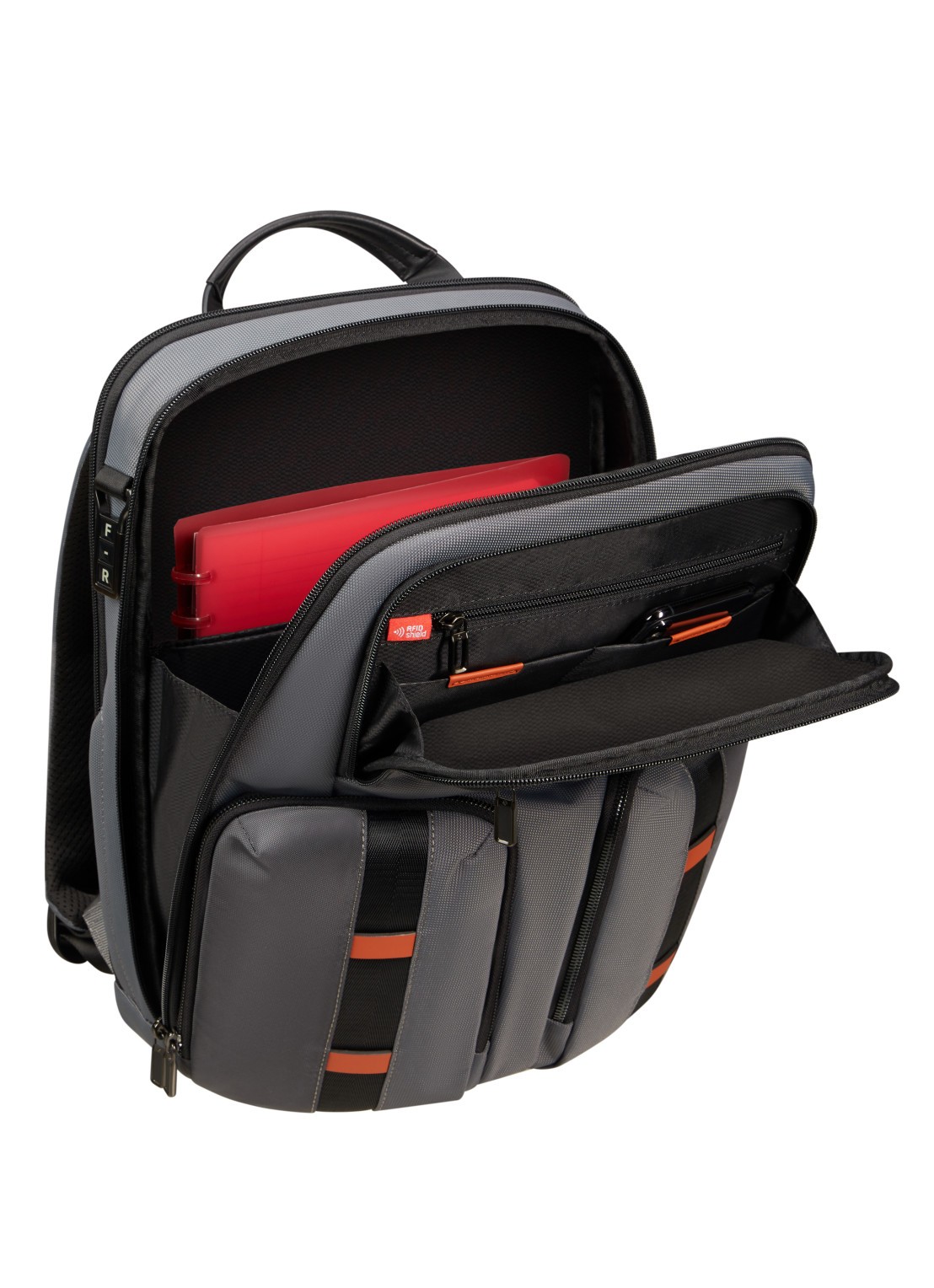 Samsonite Urban-Eye rugzak met 15,6 inch laptopvak - detail 4 donkergrijs