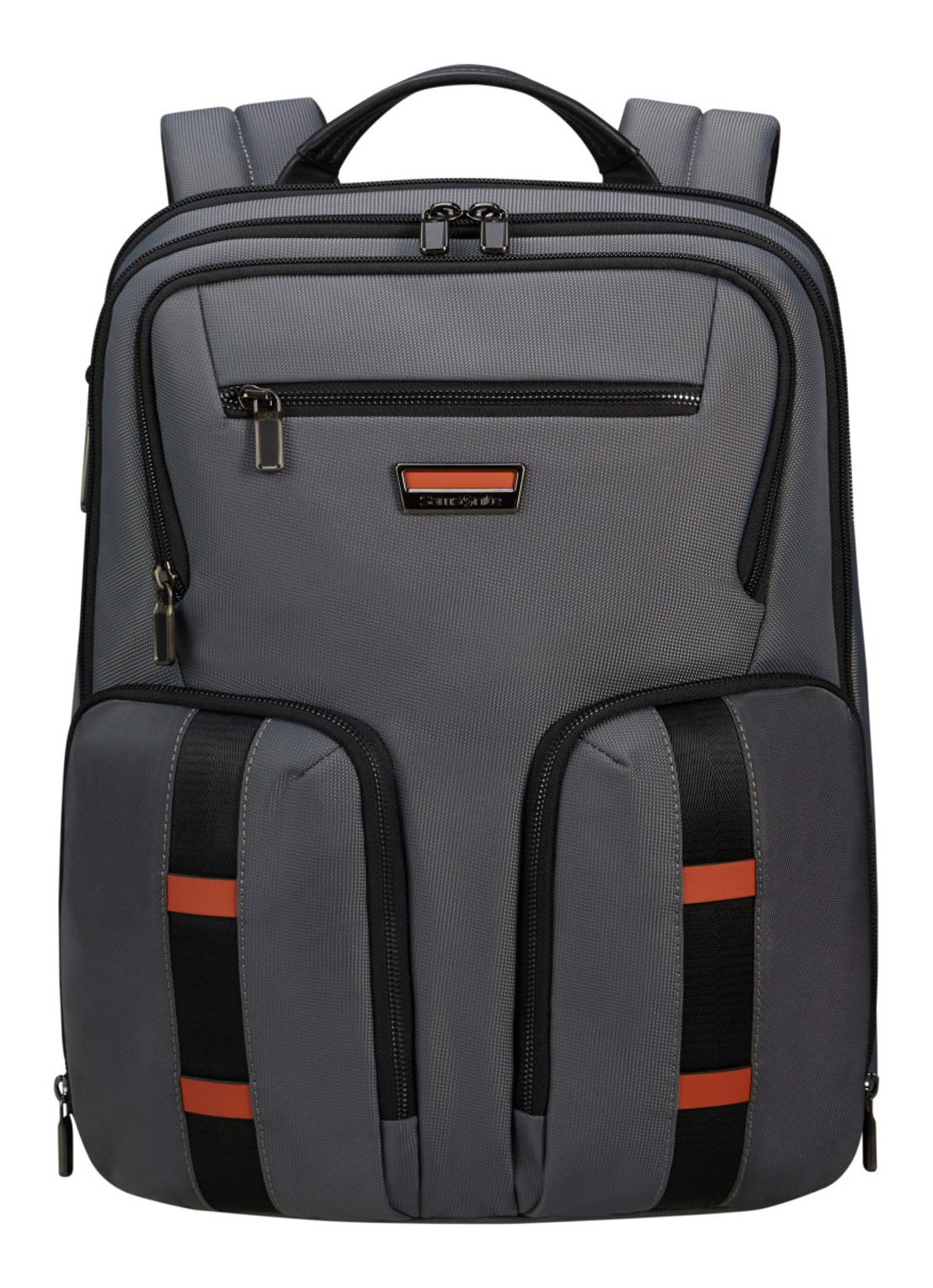 Samsonite Urban-Eye rugzak met 15,6 inch laptopvak - voorkant 2 donkergrijs