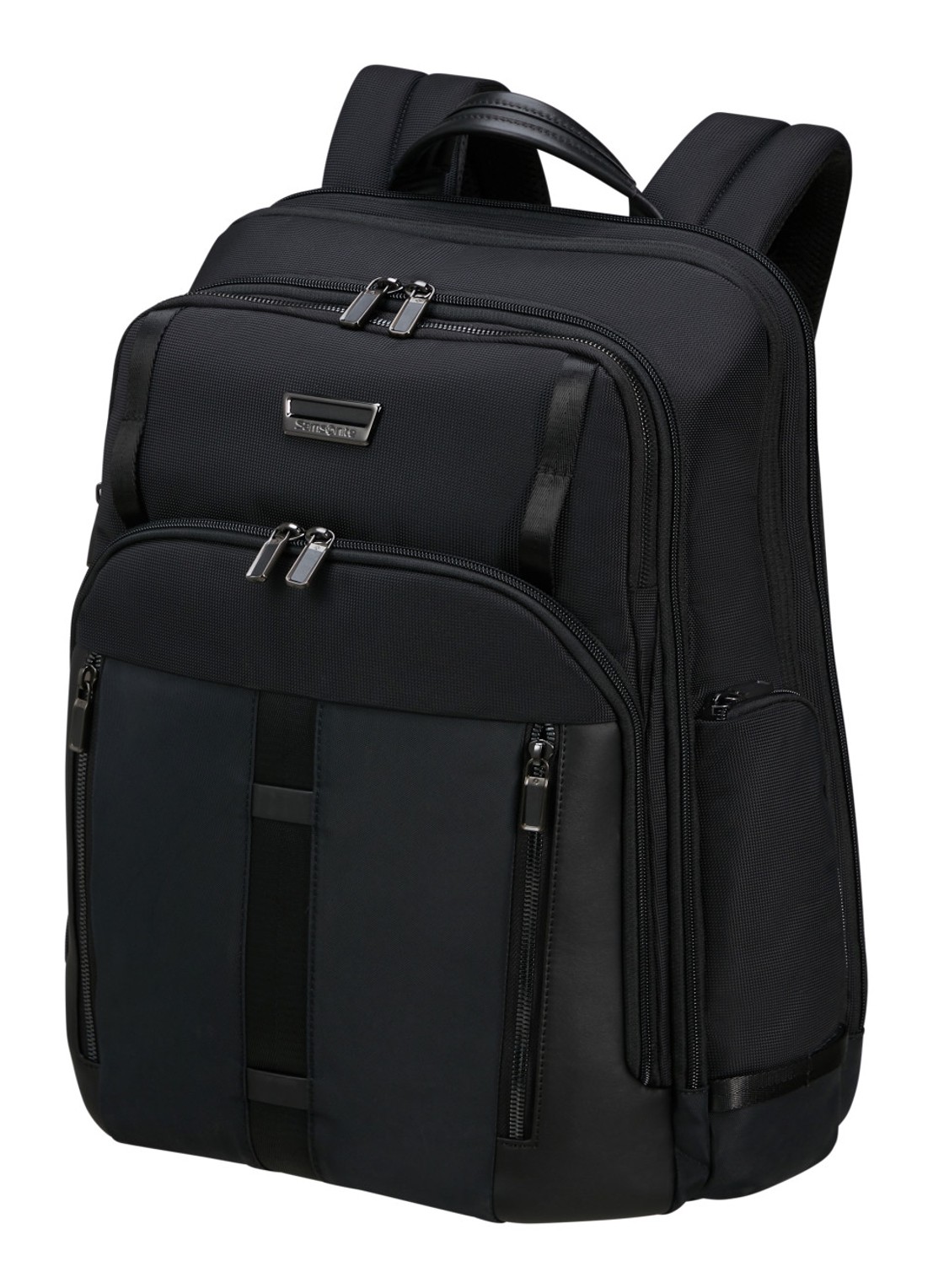 Samsonite Urban-Eye rugzak met 17,3 inch laptopvak - voorkant 2 zwart